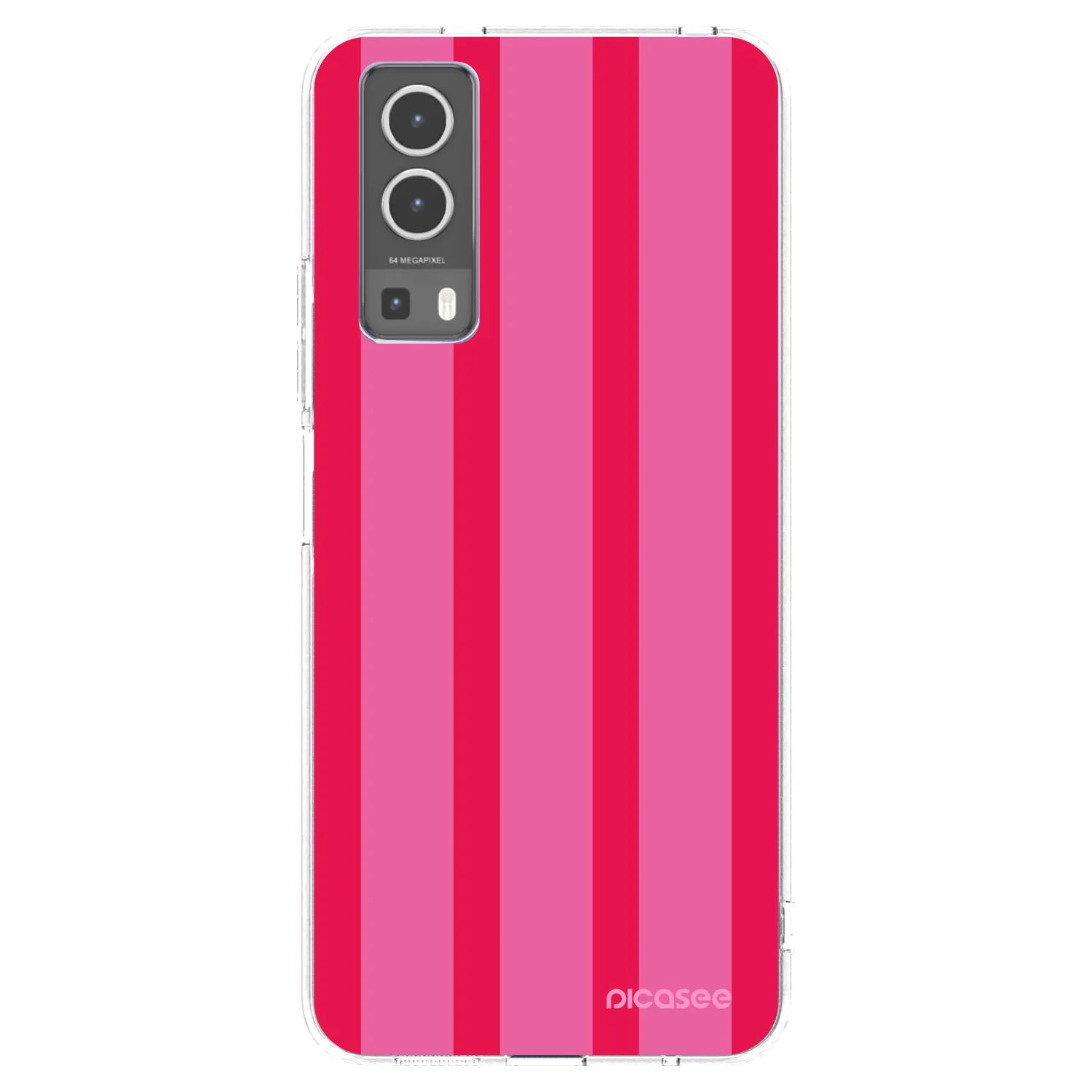 Picasee silikonový průhledný obal pro Vivo Y72 5G - Hot tropic