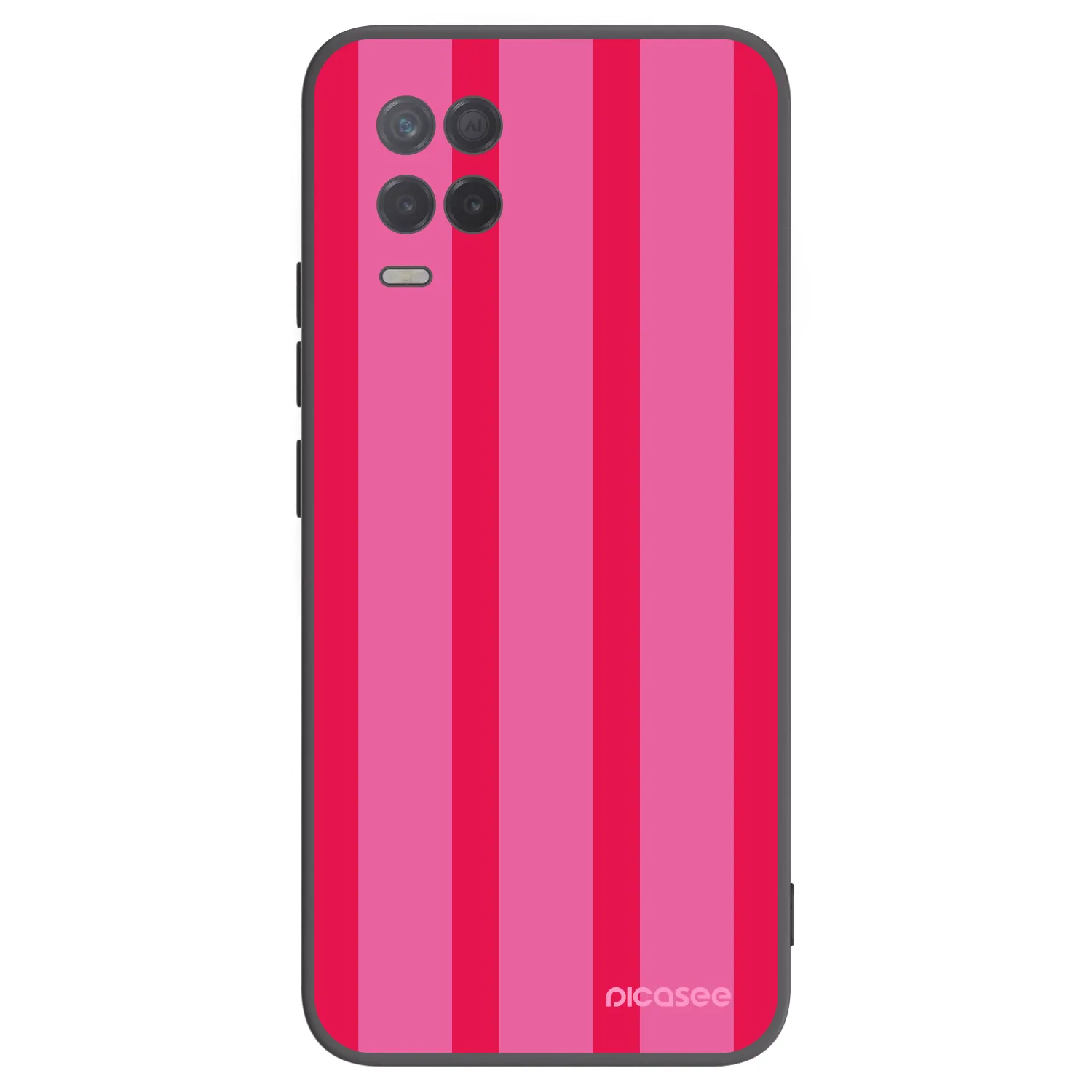 Picasee silikonový černý obal pro Realme 8 5G - Hot tropic