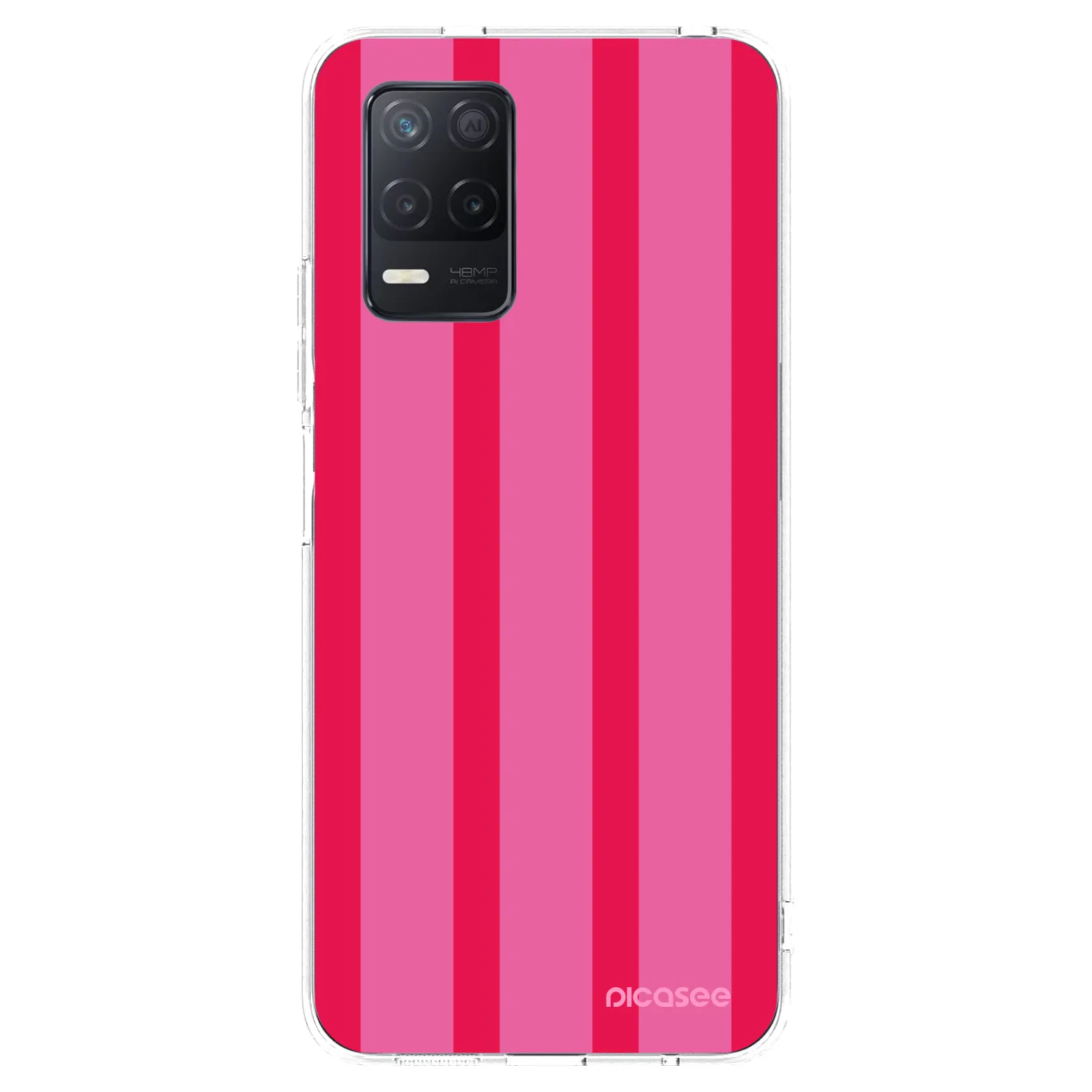 Picasee silikonový průhledný obal pro Realme 8 5G - Hot tropic