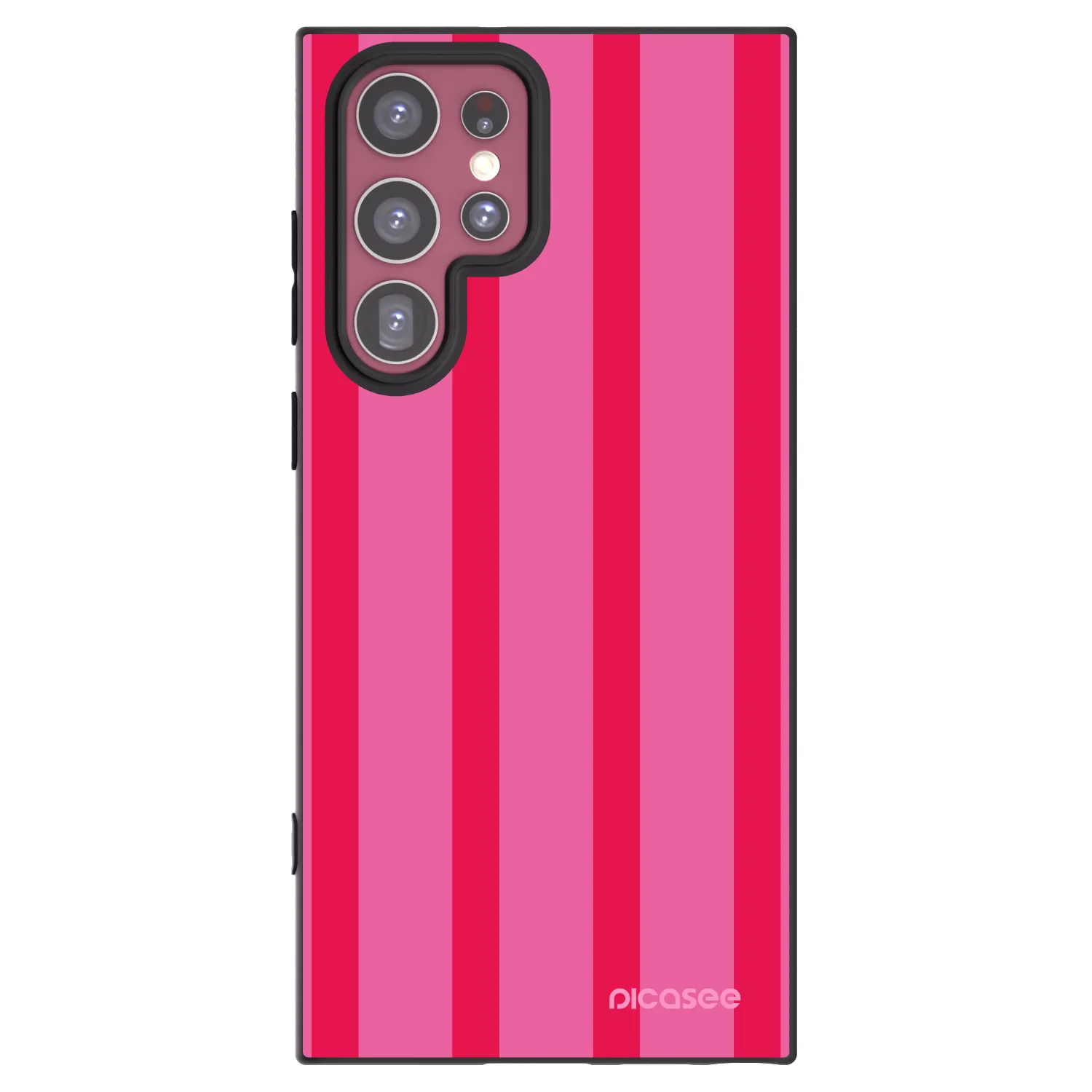 Picasee silikonový černý obal pro Samsung Galaxy S22 Ultra 5G - Hot tropic