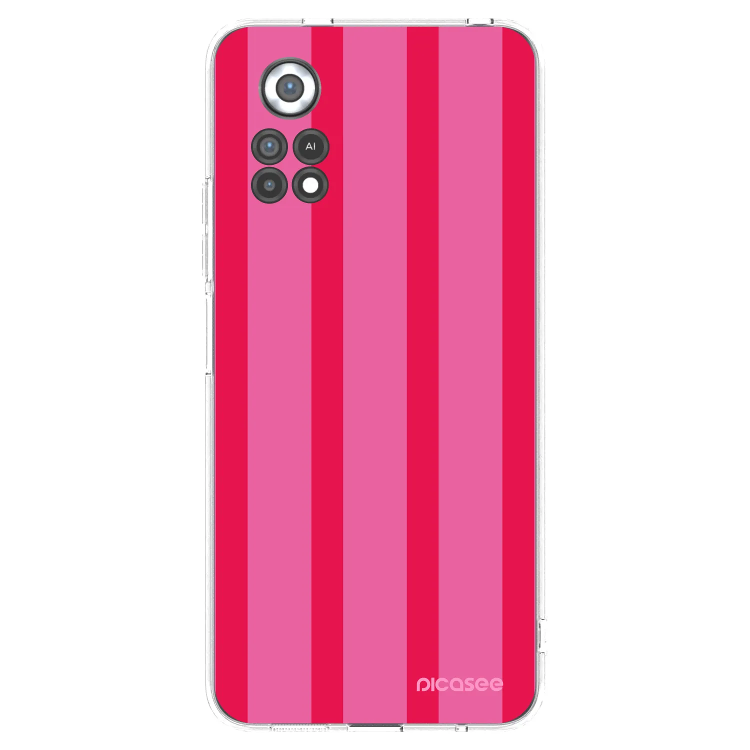 Picasee silikonový průhledný obal pro Xiaomi Poco X4 Pro 5G - Hot tropic