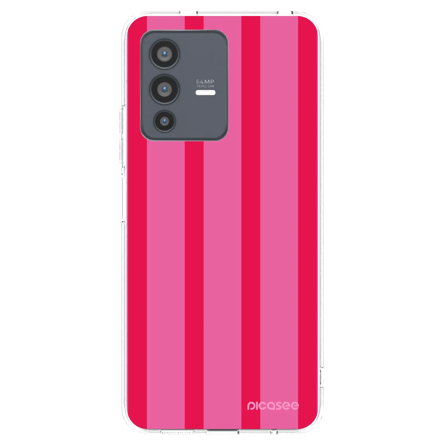Picasee silikonový průhledný obal pro Vivo V23 5G - Hot tropic