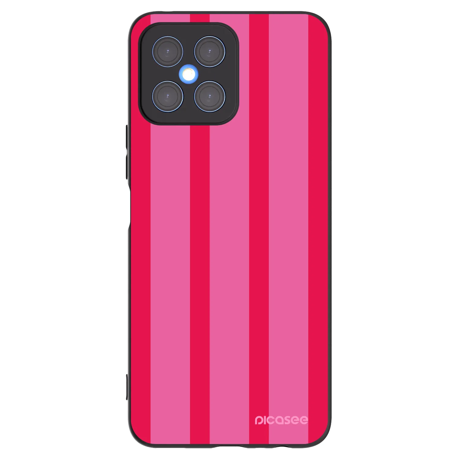 Picasee silikonový černý obal pro Honor X8 4G - Hot tropic