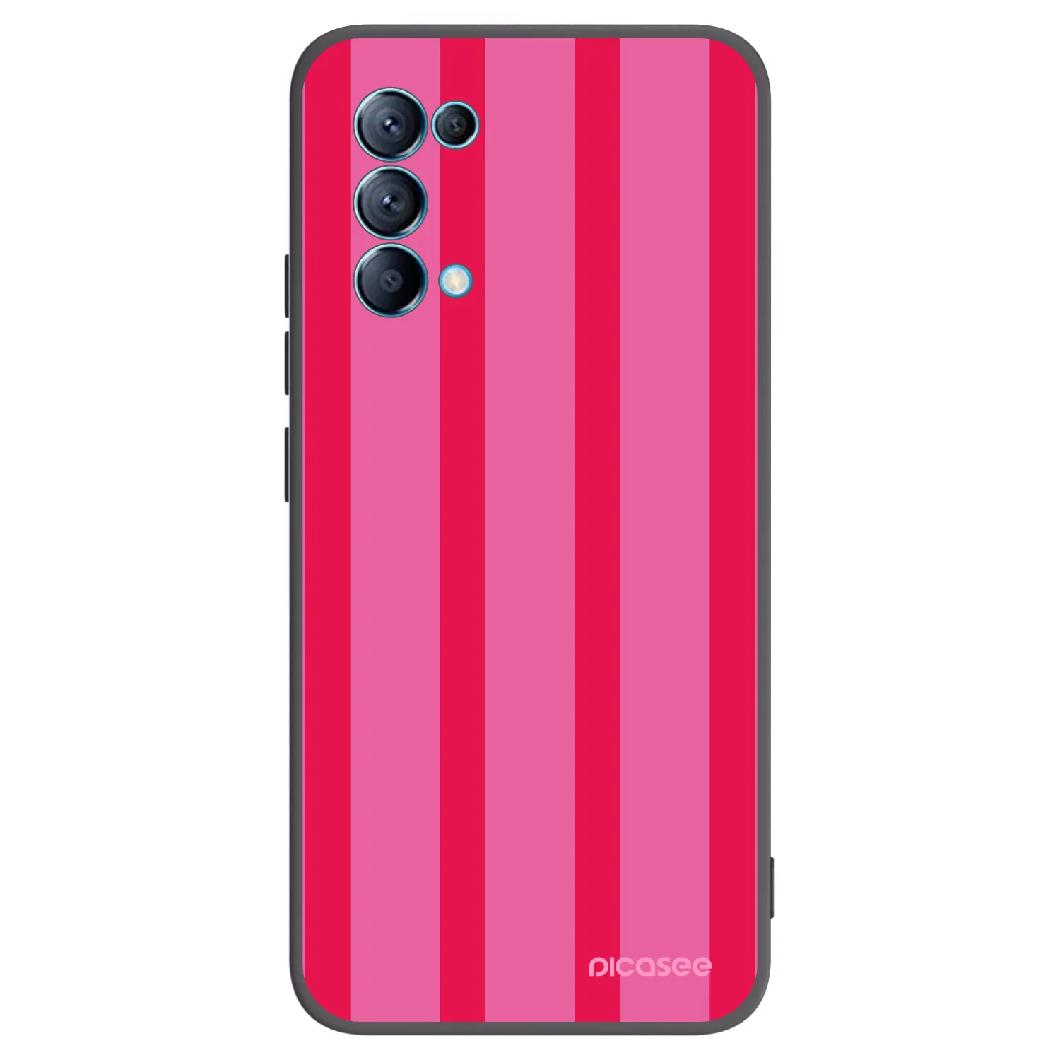Picasee silikonový černý obal pro OPPO A16s - Hot tropic