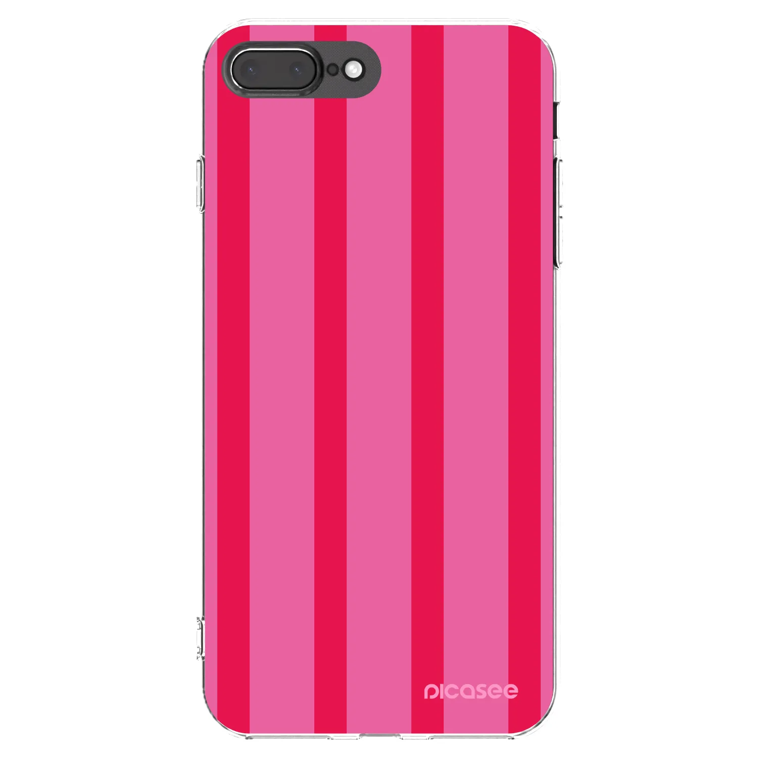 Picasee silikonový průhledný obal pro Apple iPhone 8 Plus - Hot tropic