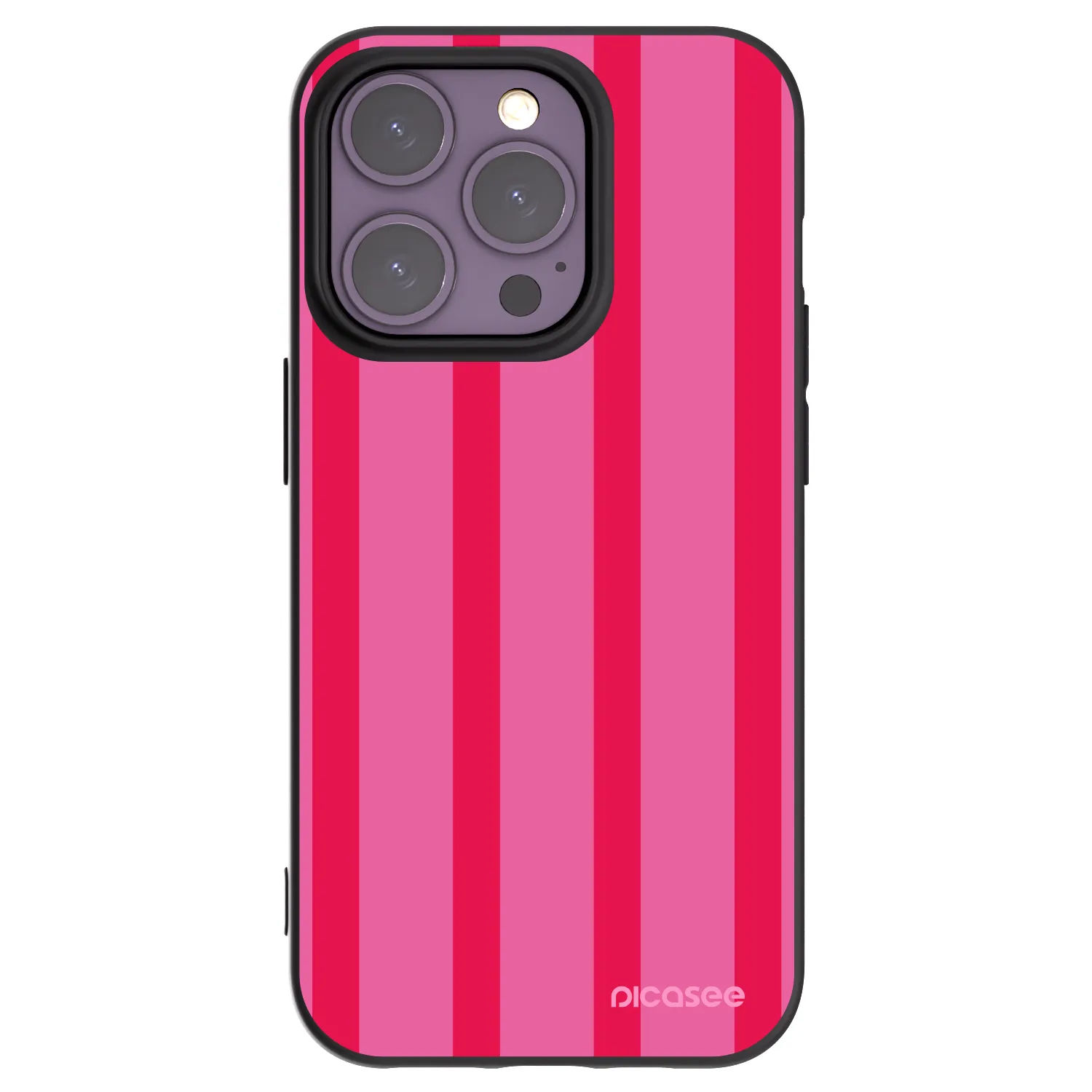 Picasee silikonový černý obal pro Apple iPhone 14 Pro - Hot tropic
