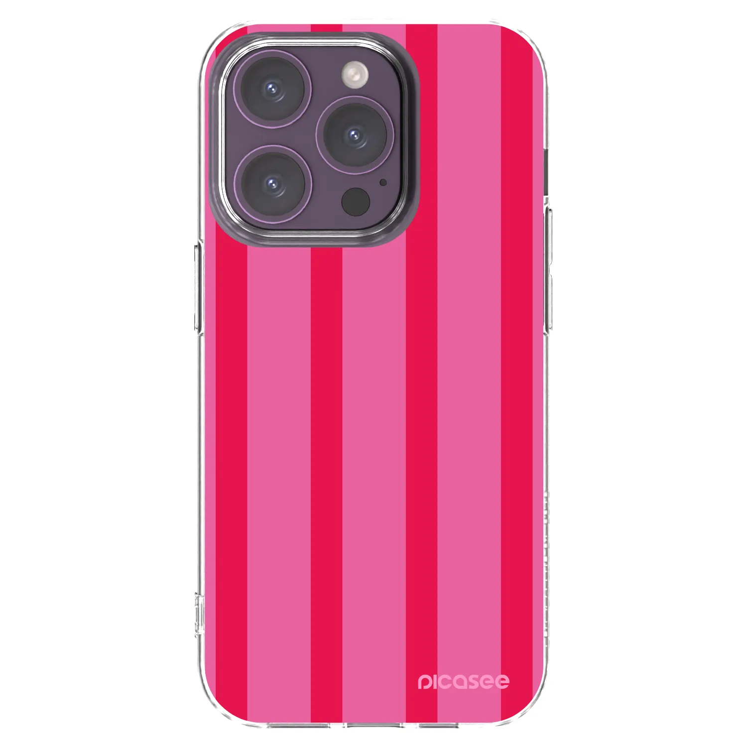 Picasee silikonový průhledný obal pro Apple iPhone 14 Pro - Hot tropic