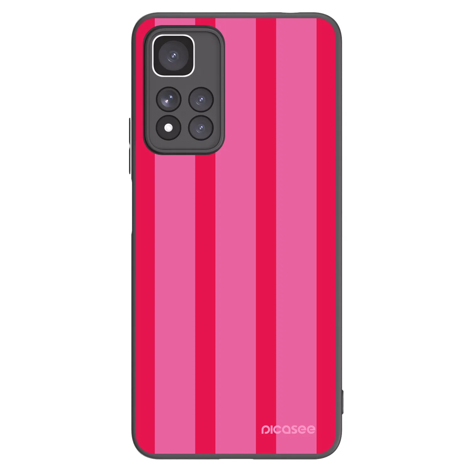 Picasee silikonový černý obal pro Xiaomi Redmi Note 11 Pro+ 5G - Hot tropic