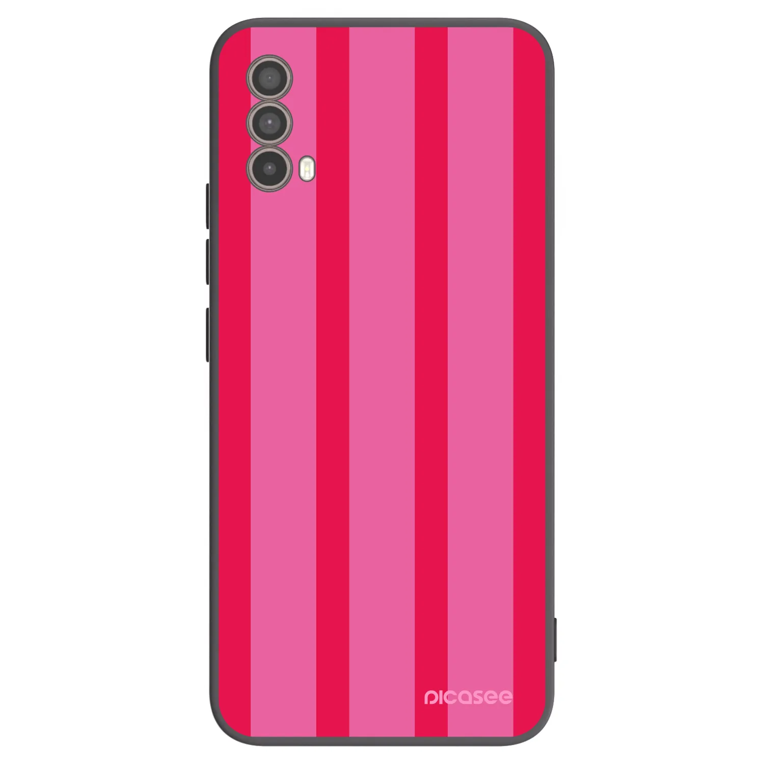 Picasee silikonový černý obal pro Motorola Moto E40 - Hot tropic