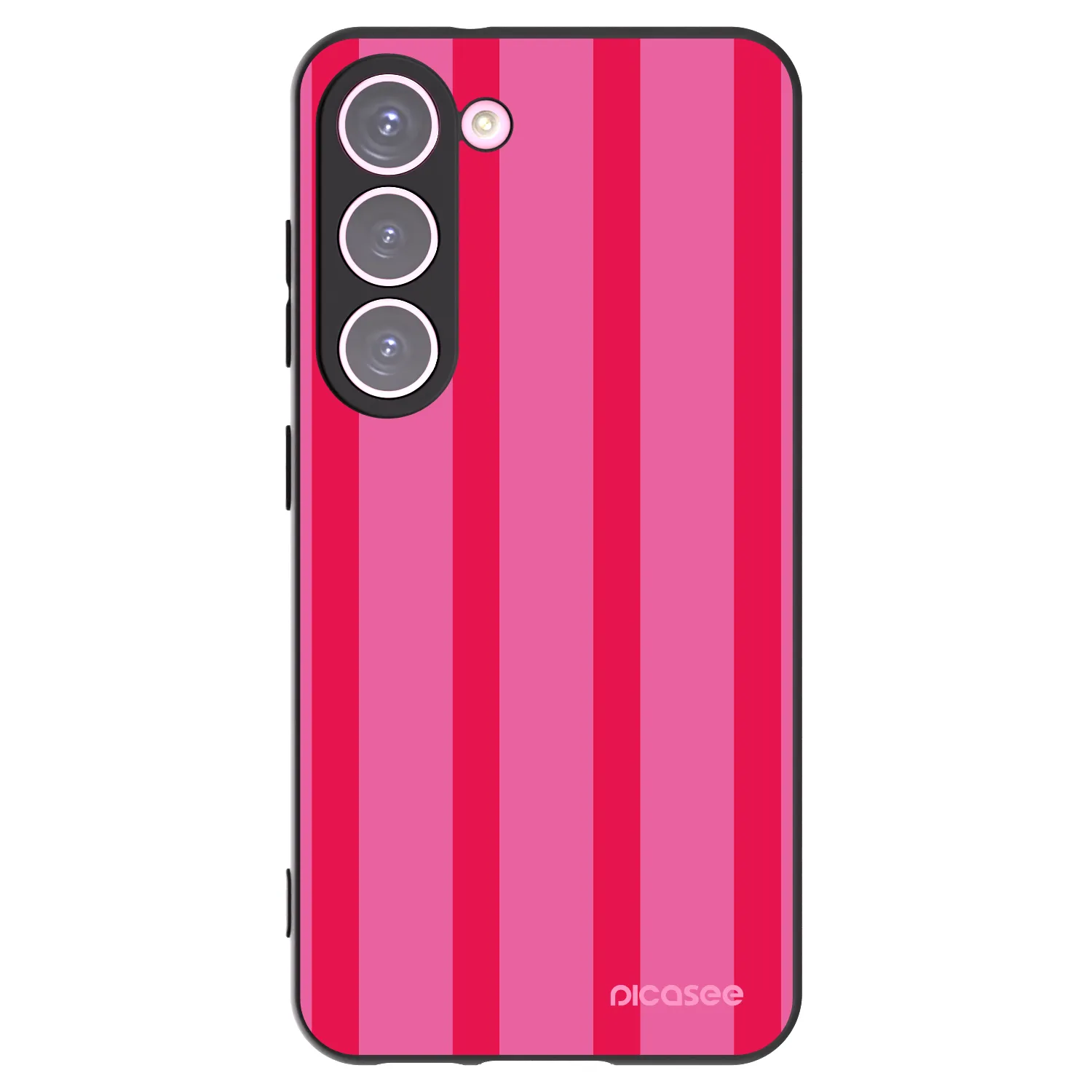 Picasee silikonový černý obal pro Samsung Galaxy S23 5G - Hot tropic