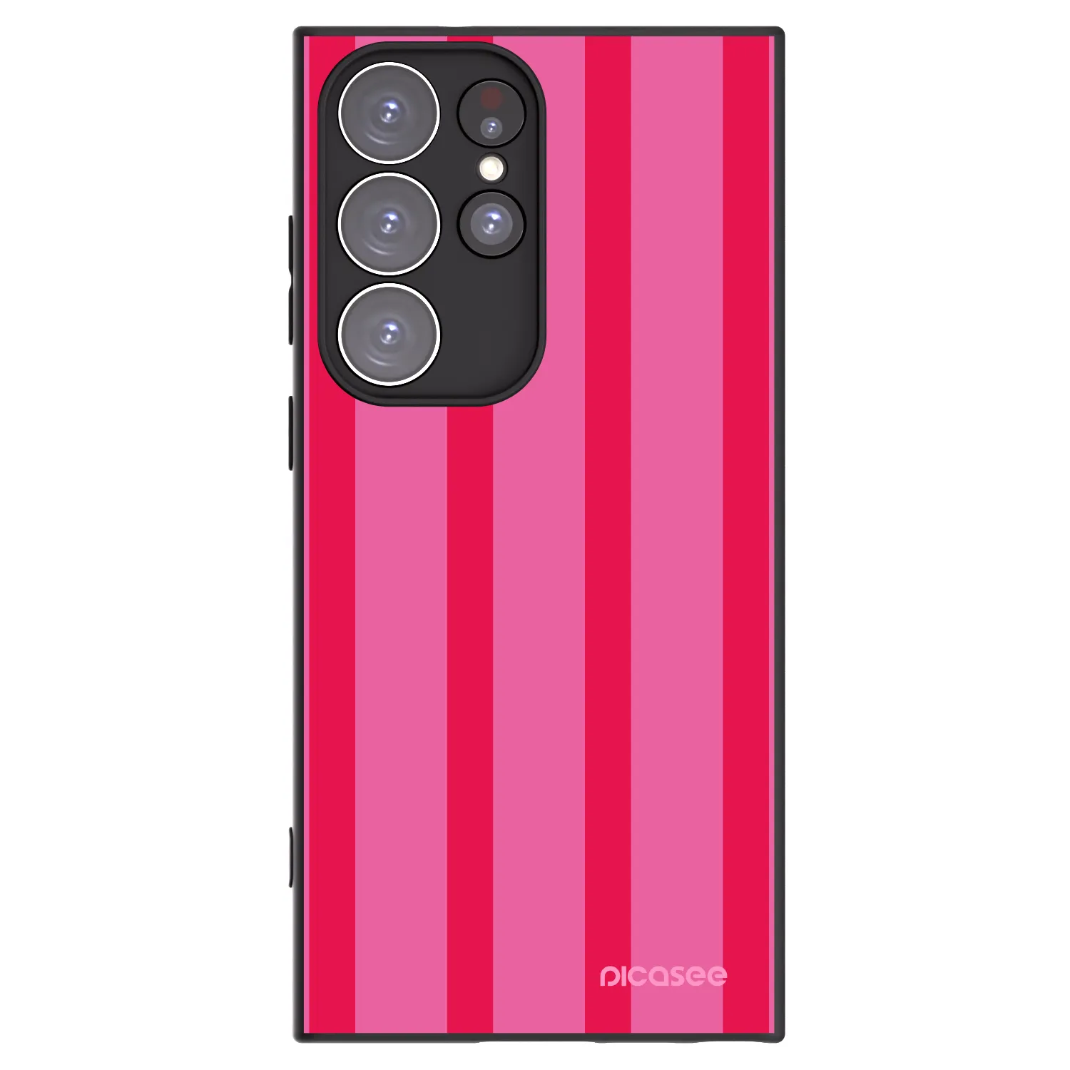 Picasee silikonový černý obal pro Samsung Galaxy S23 Ultra 5G - Hot tropic