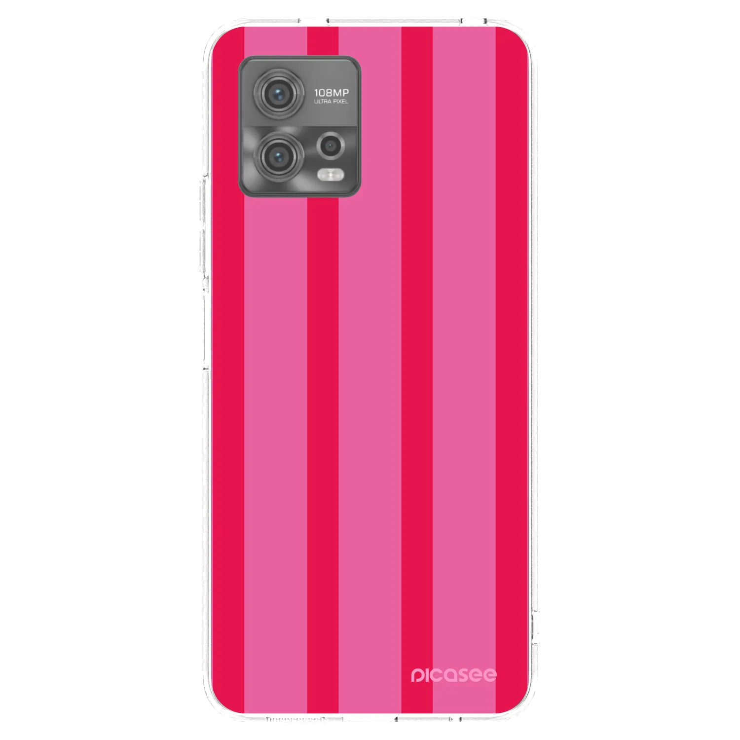 Picasee silikonový průhledný obal pro Motorola Moto G72 - Hot tropic