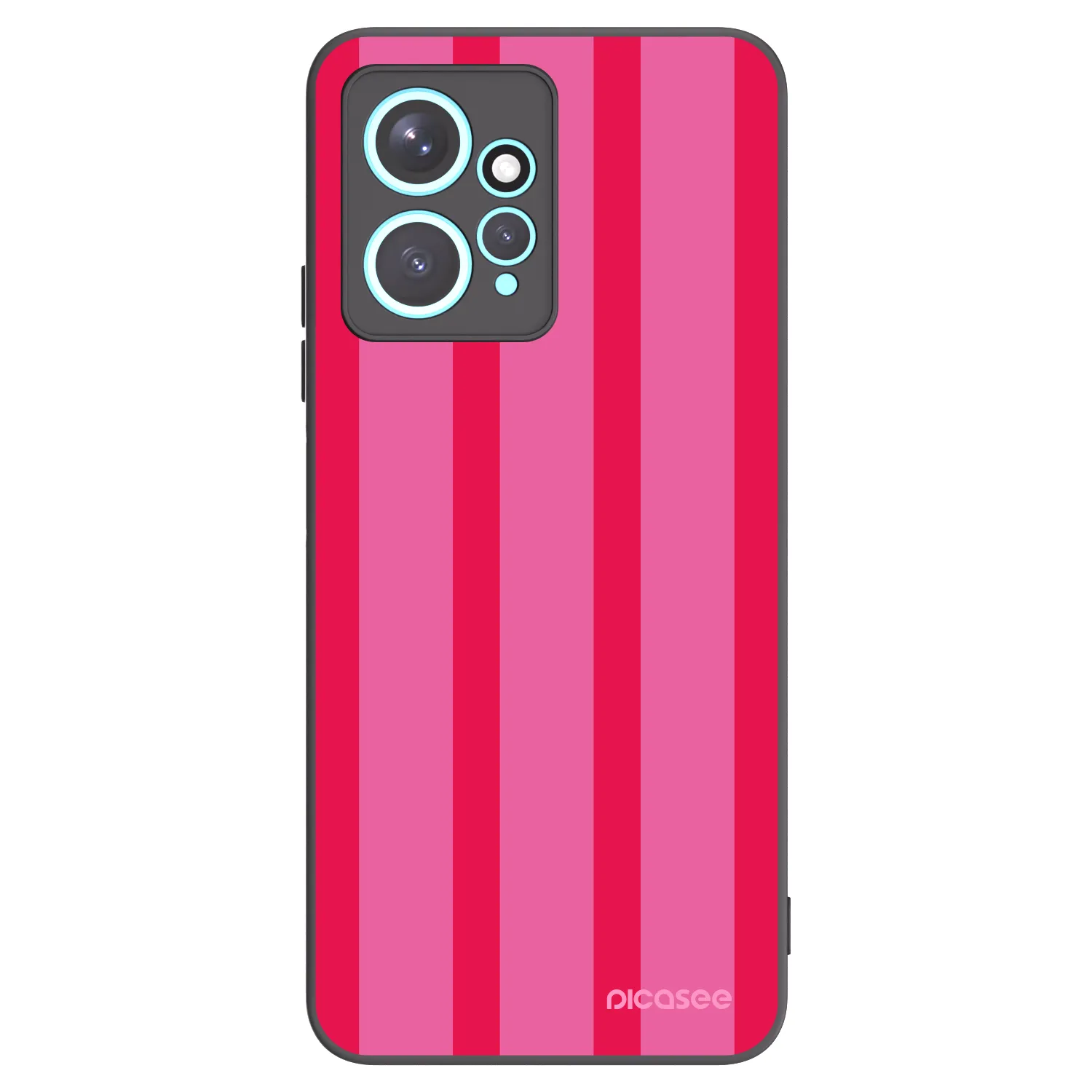 Picasee silikonový černý obal pro Xiaomi Redmi Note 12 4G - Hot tropic