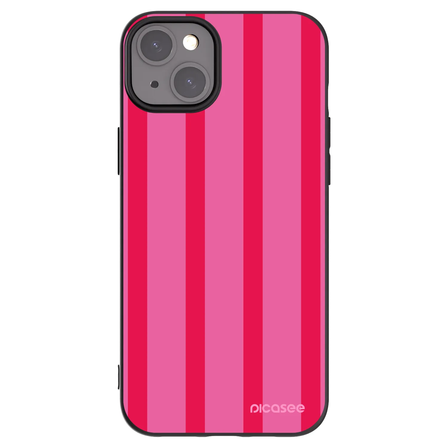 Picasee silikonový černý obal pro Apple iPhone 15 Plus - Hot tropic