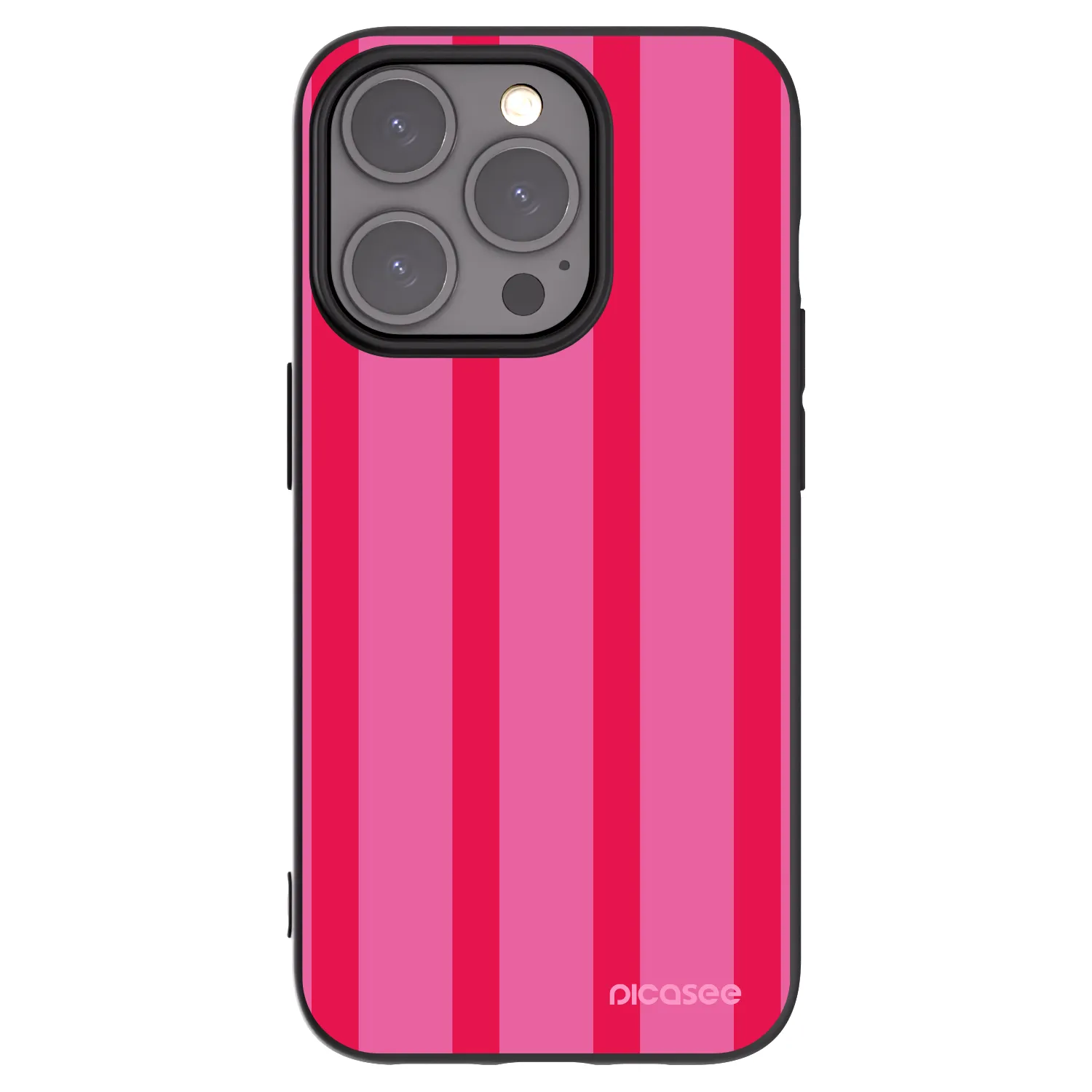 Picasee silikonový černý obal pro Apple iPhone 15 Pro - Hot tropic
