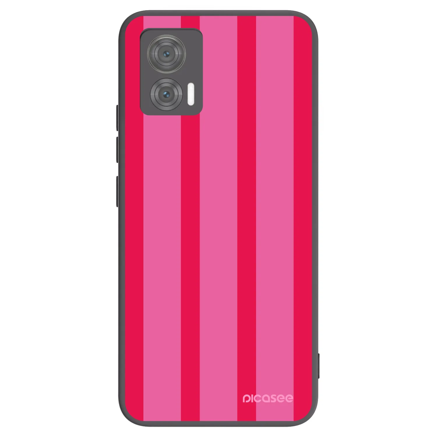 Picasee silikonový černý obal pro Motorola Edge 30 Neo - Hot tropic