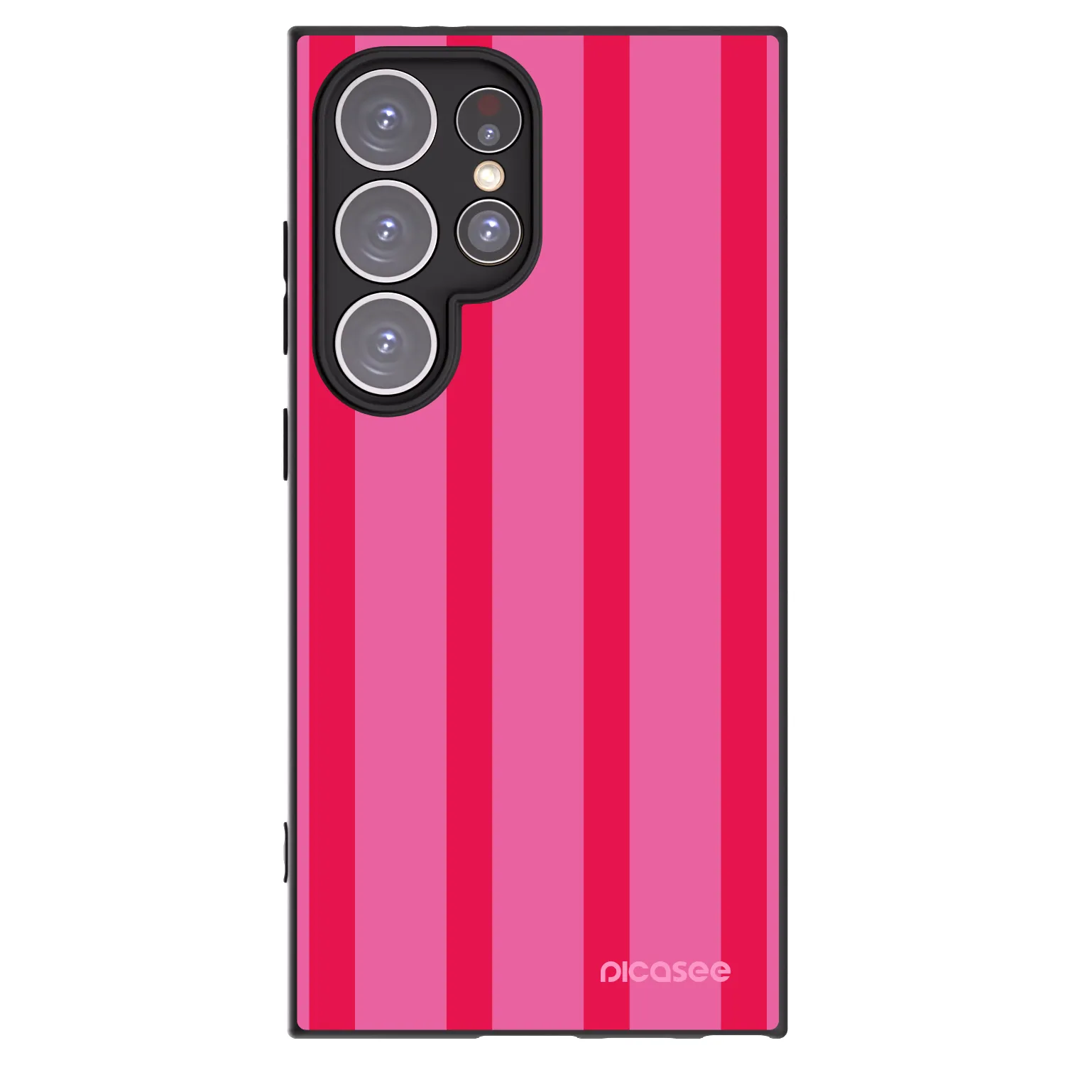 Picasee silikonový černý obal pro Samsung Galaxy S24 Ultra S928B 5G - Hot tropic