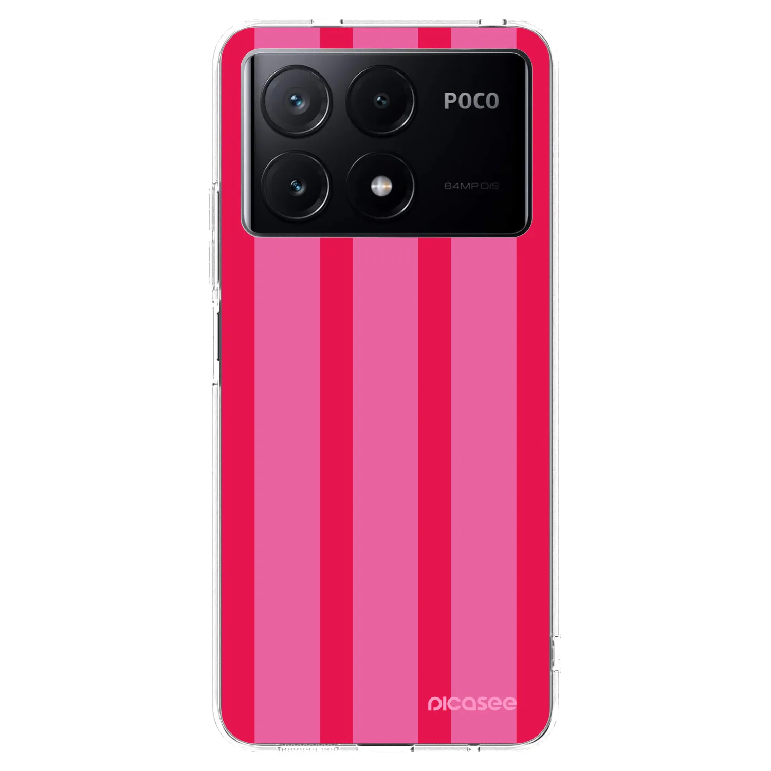 Picasee silikonový průhledný obal pro Xiaomi Poco X6 Pro - Hot tropic