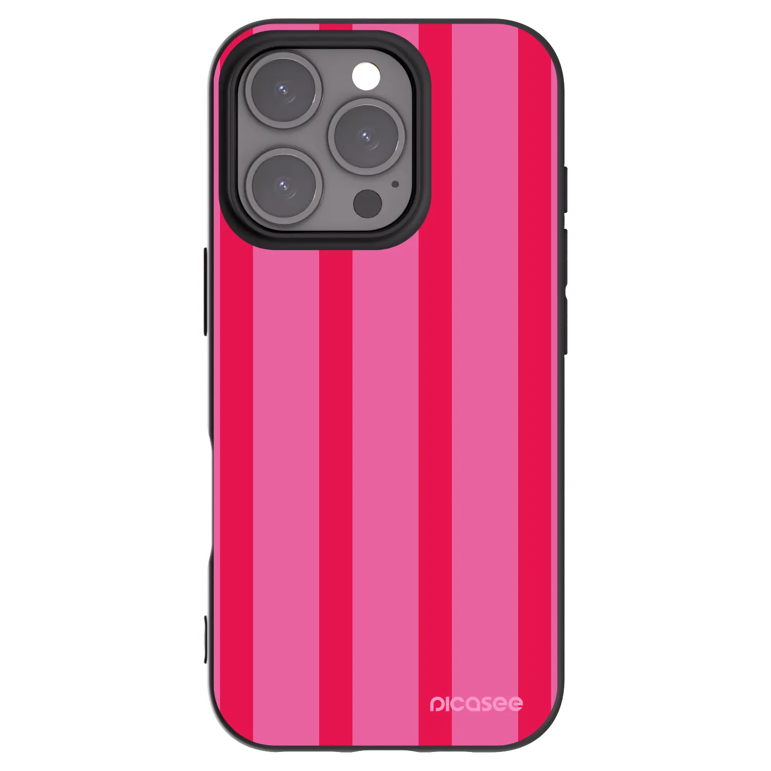 Picasee silikonový černý obal pro Apple iPhone 16 Pro - Hot tropic