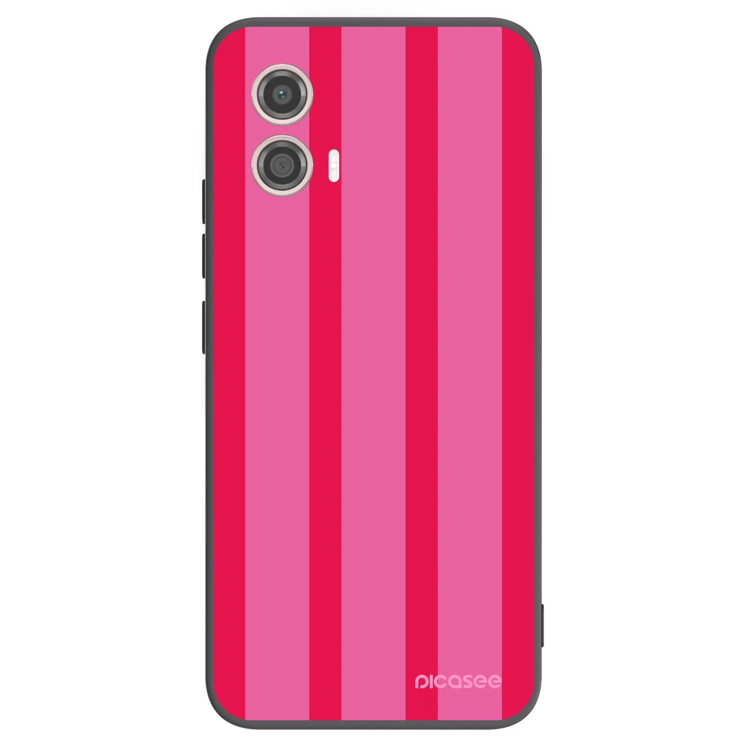 Picasee silikonový černý obal pro Motorola Moto G53 5G - Hot tropic