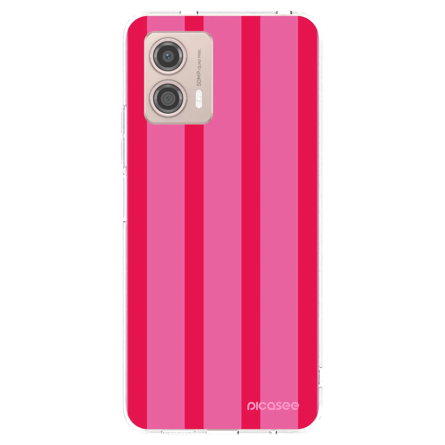 Picasee silikonový průhledný obal pro Motorola Moto G53 5G - Hot tropic