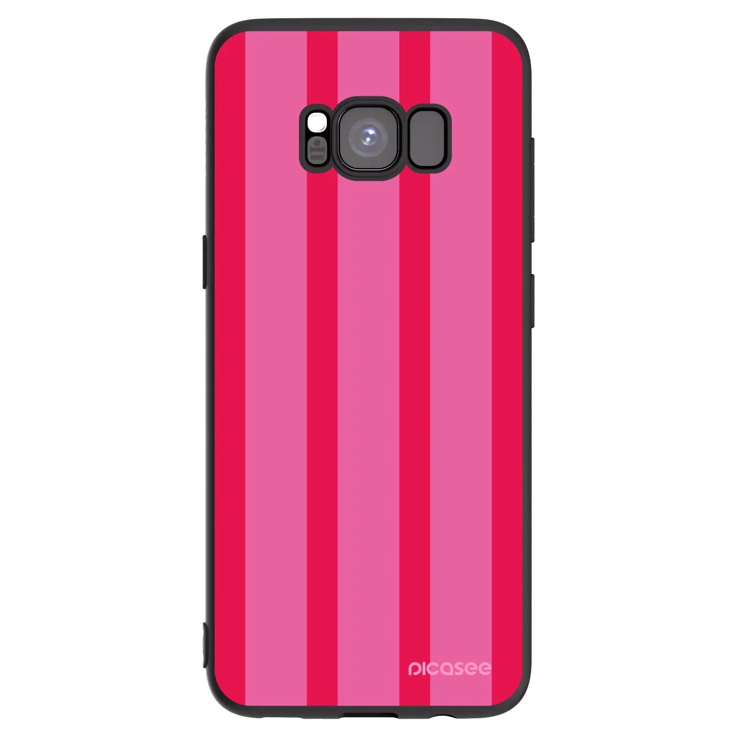 Picasee silikonový černý obal pro Samsung Galaxy S8 G950F - Hot tropic