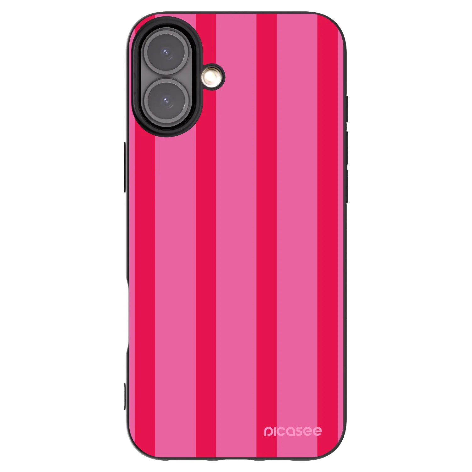Picasee silikonový černý obal pro Apple iPhone 16 Plus - Hot tropic