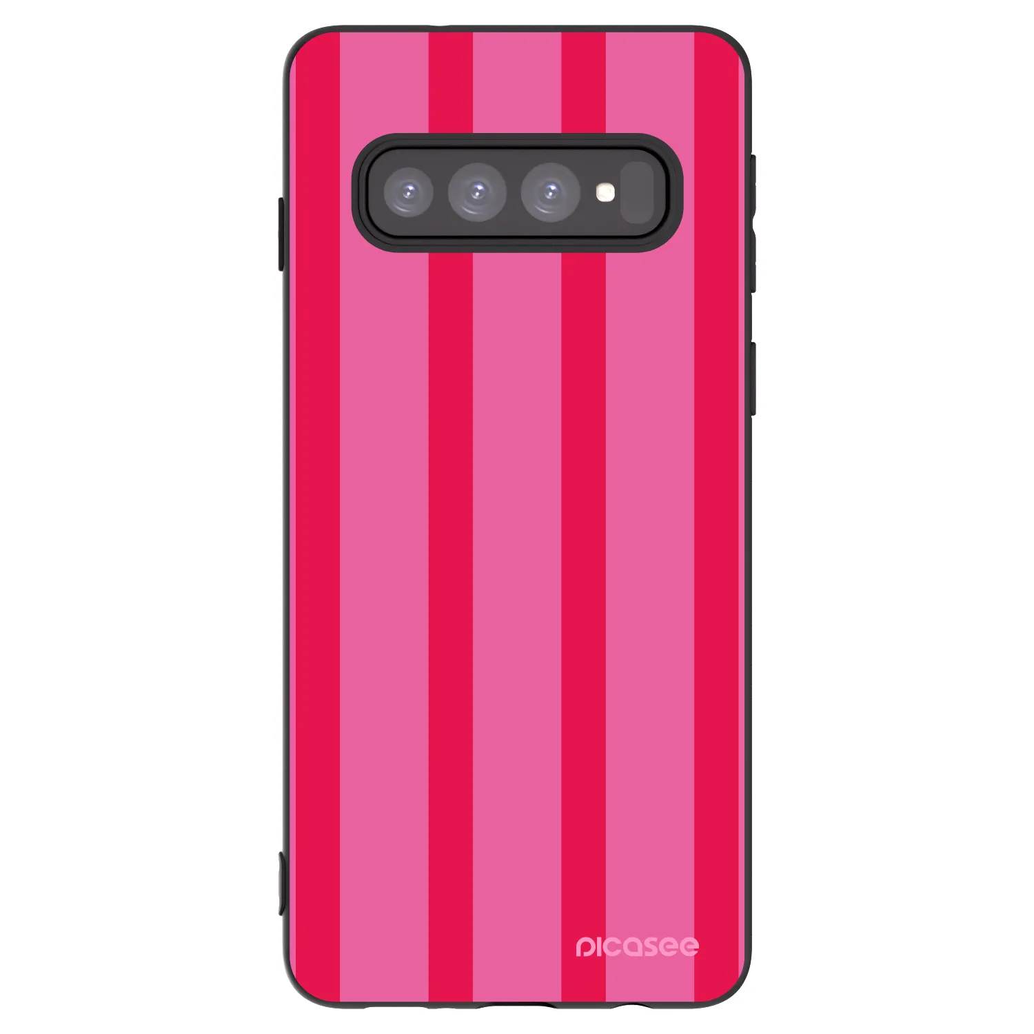 Picasee silikonový černý obal pro Samsung Galaxy S10 G973 - Hot tropic
