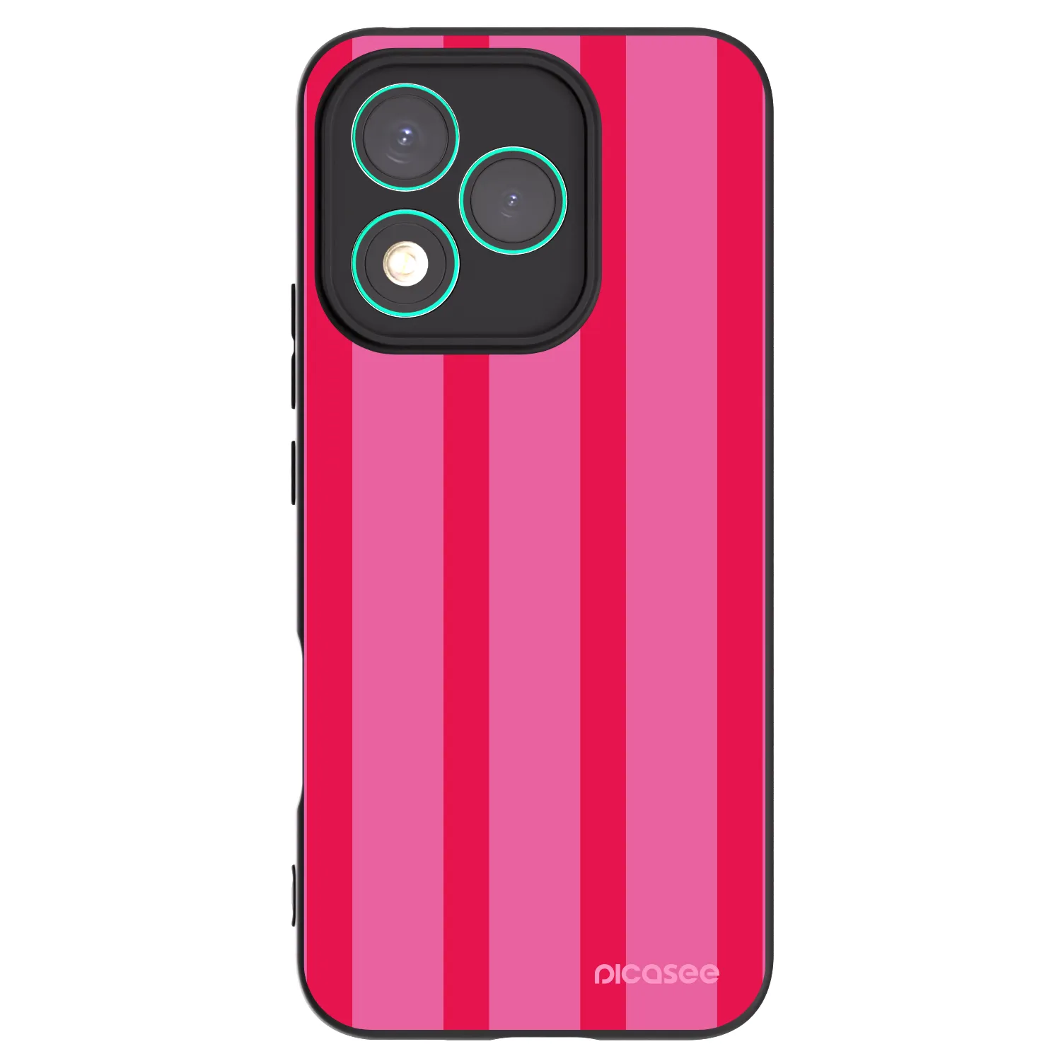 Picasee silikonový černý obal pro Honor 400 Lite 5G - Hot tropic