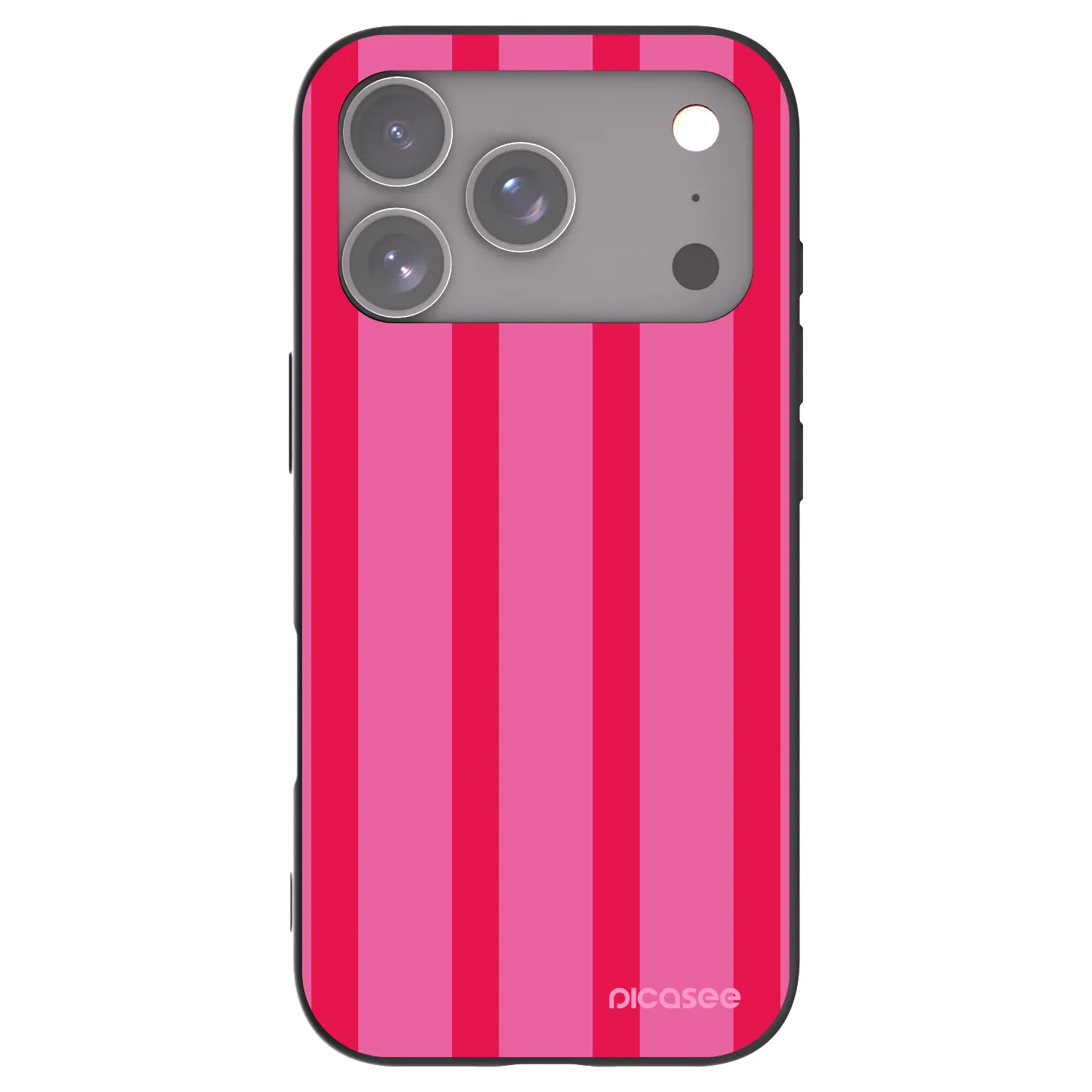 Picasee silikonový černý obal pro Apple iPhone 17 Pro - Hot tropic