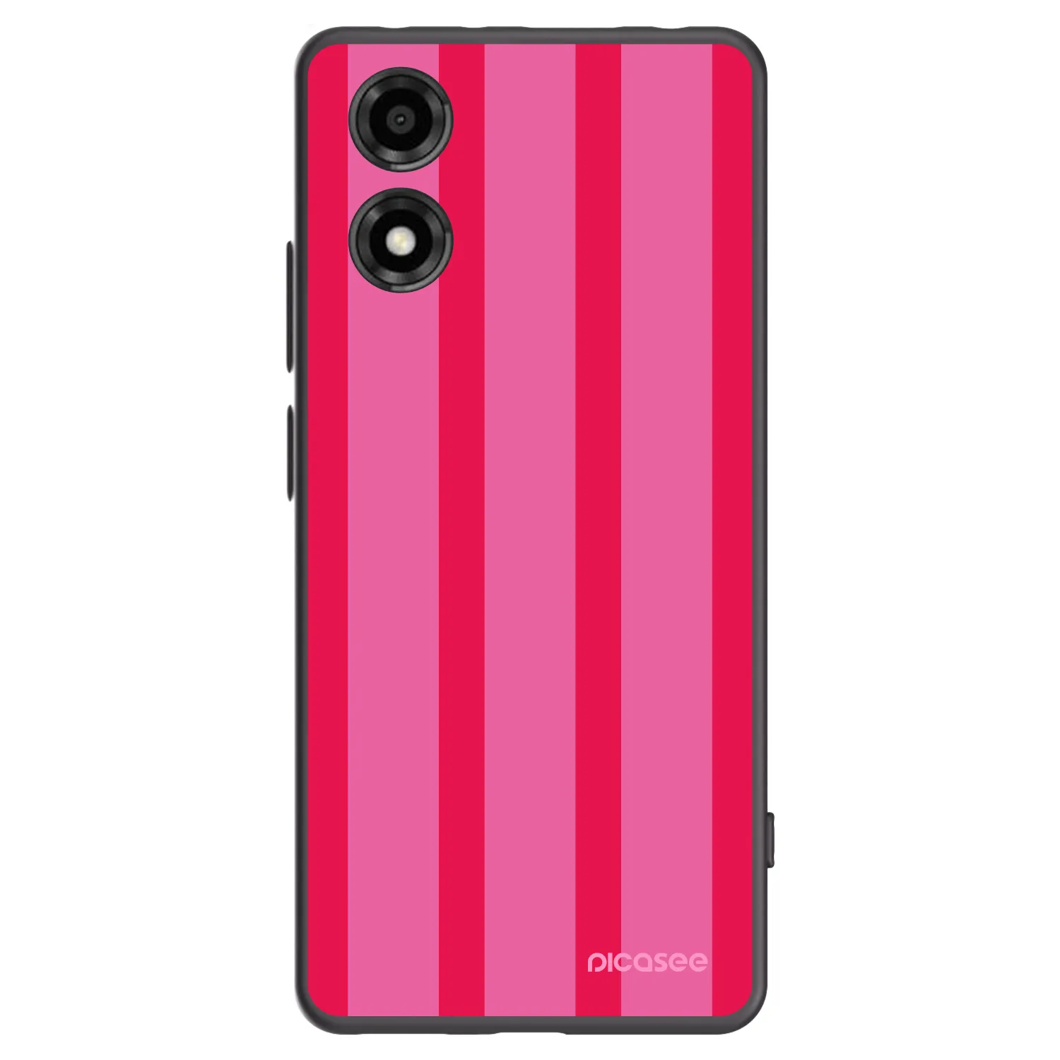 Picasee silikonový černý obal pro Motorola Moto E14 - Hot tropic