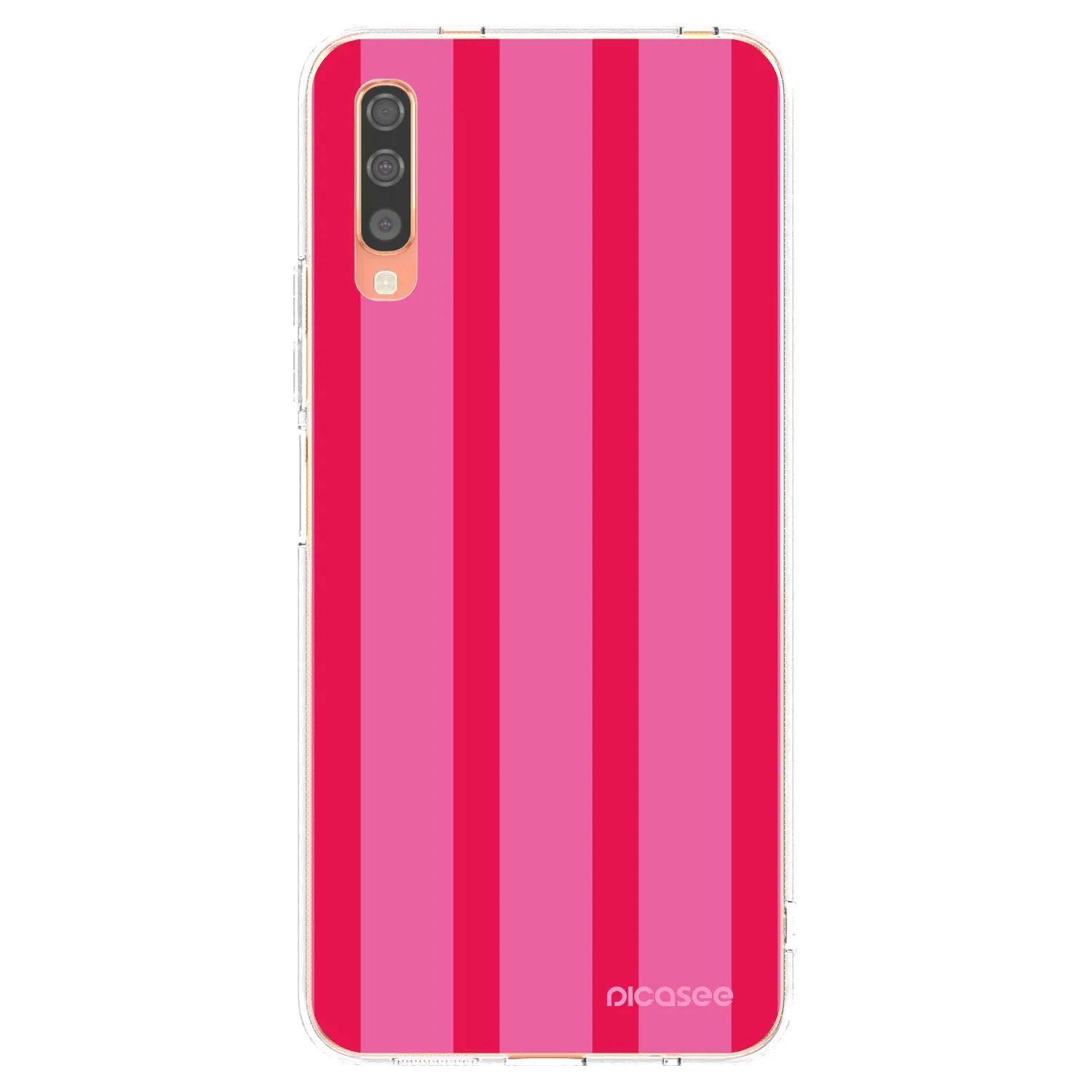 Picasee silikonový průhledný obal pro Samsung Galaxy A70 A705F - Hot tropic