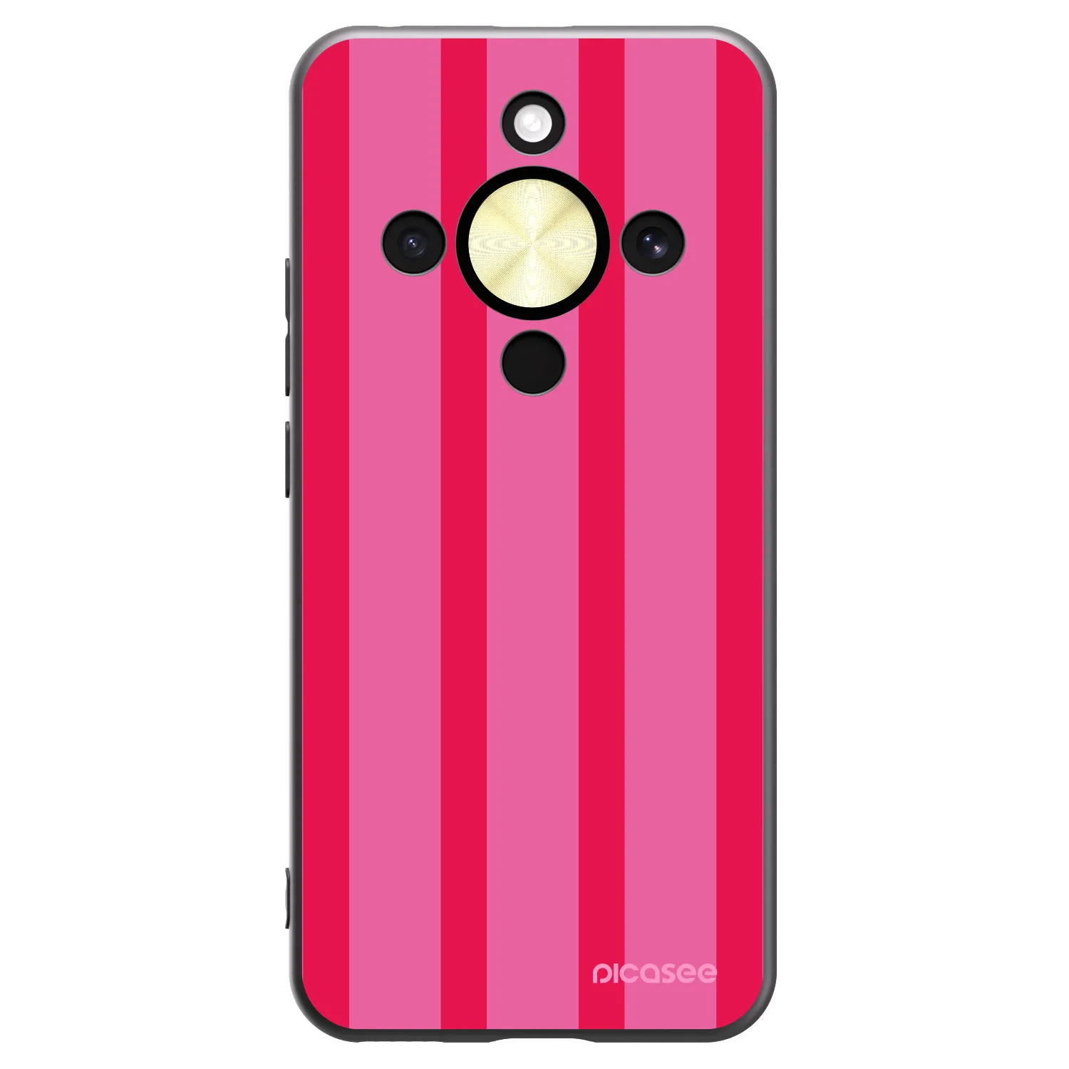 Picasee silikonový černý obal pro Honor Magic8 Lite 5G - Hot tropic