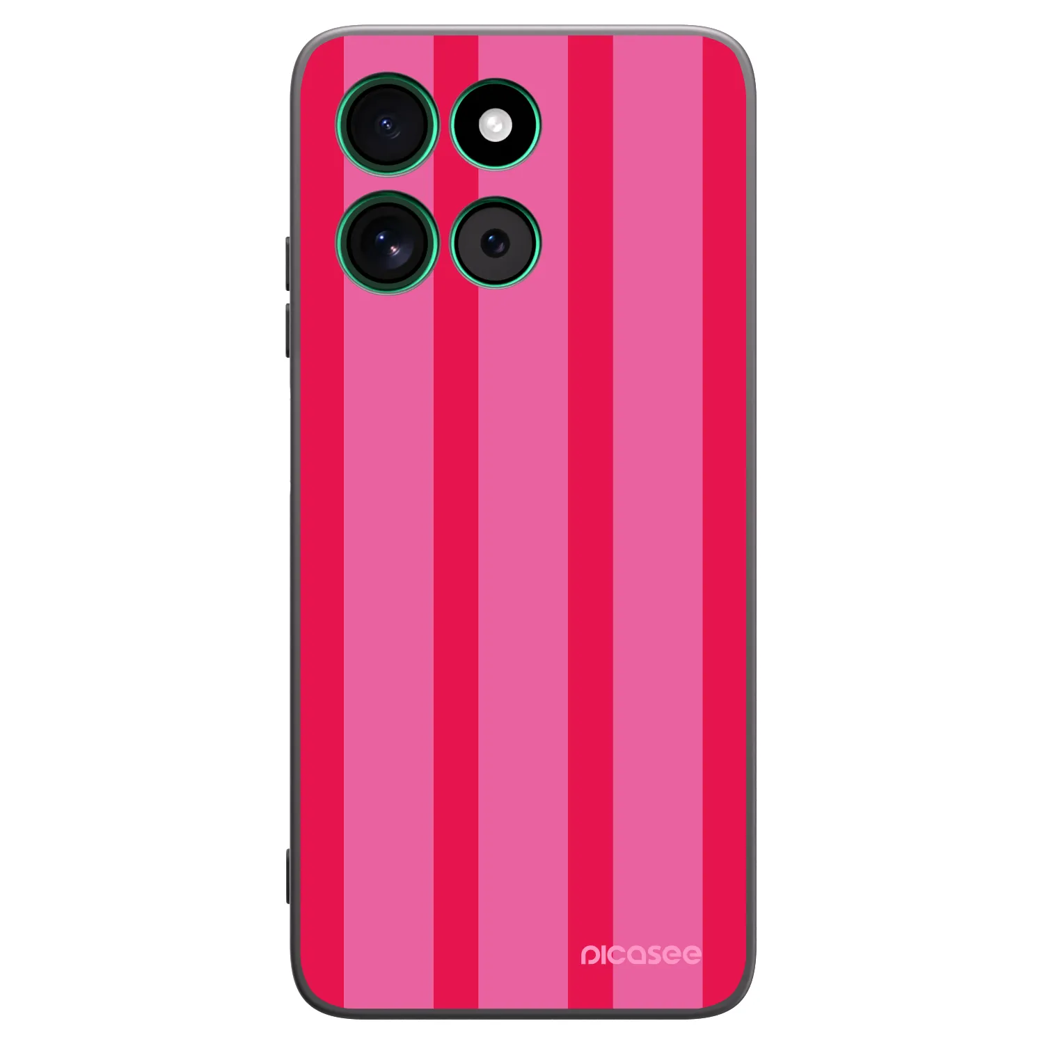 Picasee silikonový černý obal pro Motorola Moto G57 Power - Hot tropic