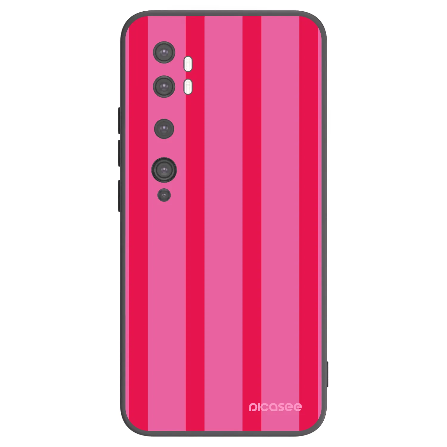 Picasee silikonový černý obal pro Xiaomi Mi Note 10 (Pro) - Hot tropic