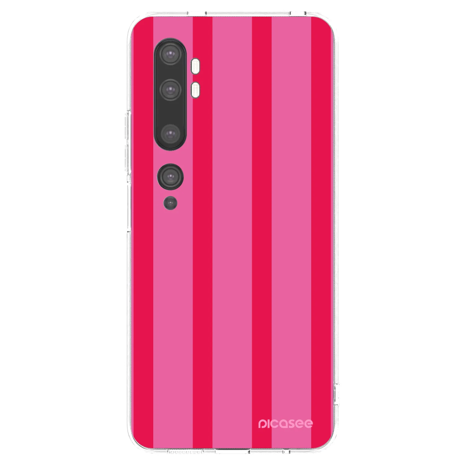 Picasee silikonový průhledný obal pro Xiaomi Mi Note 10 (Pro) - Hot tropic