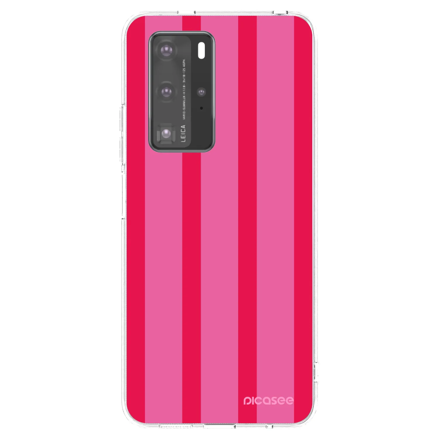 Picasee silikonový průhledný obal pro Huawei P40 Pro - Hot tropic