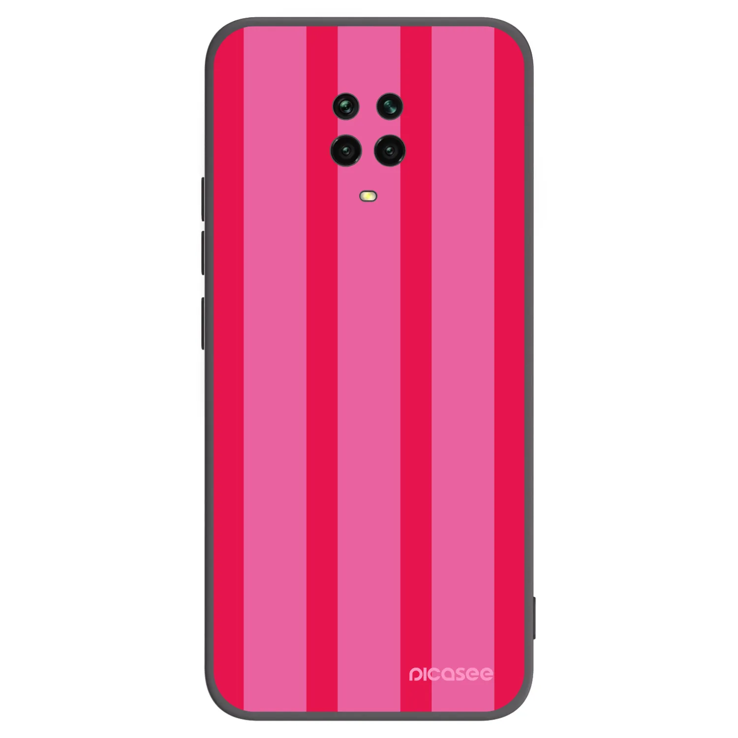Picasee silikonový černý obal pro Xiaomi Redmi Note 9 Pro - Hot tropic