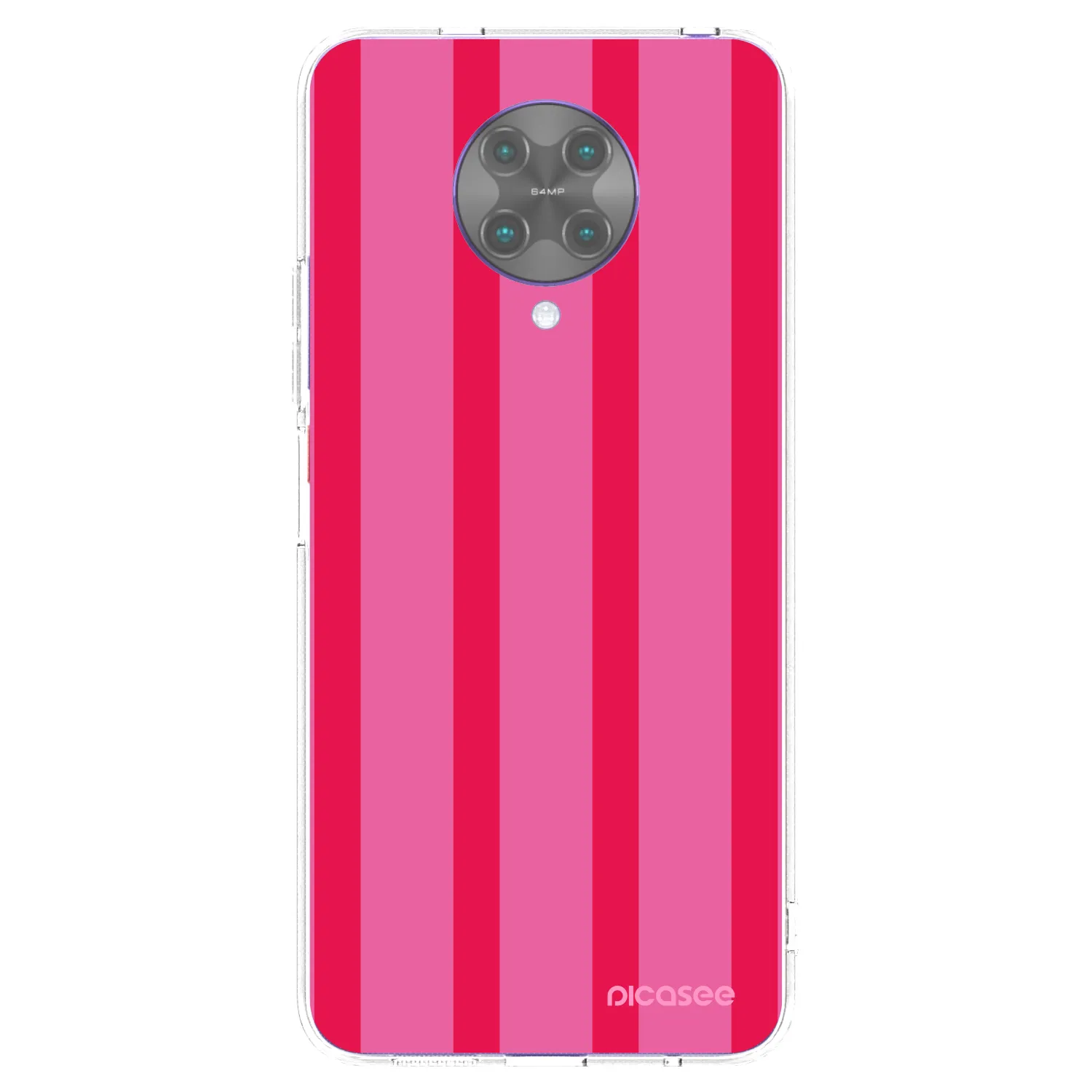 Picasee silikonový průhledný obal pro Xiaomi Poco F2 Pro - Hot tropic