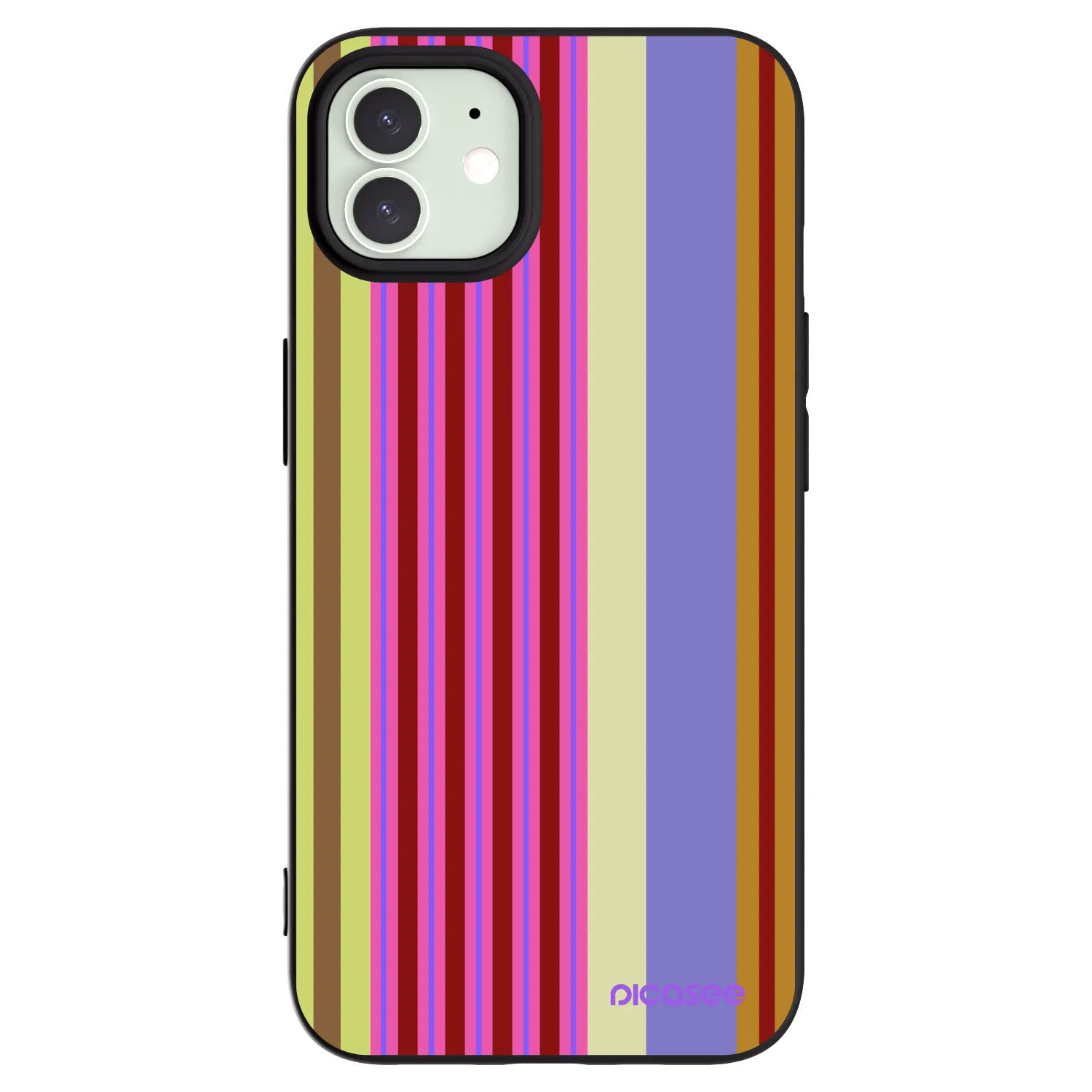 Picasee silikonový černý obal pro Apple iPhone 12 - Late checkout