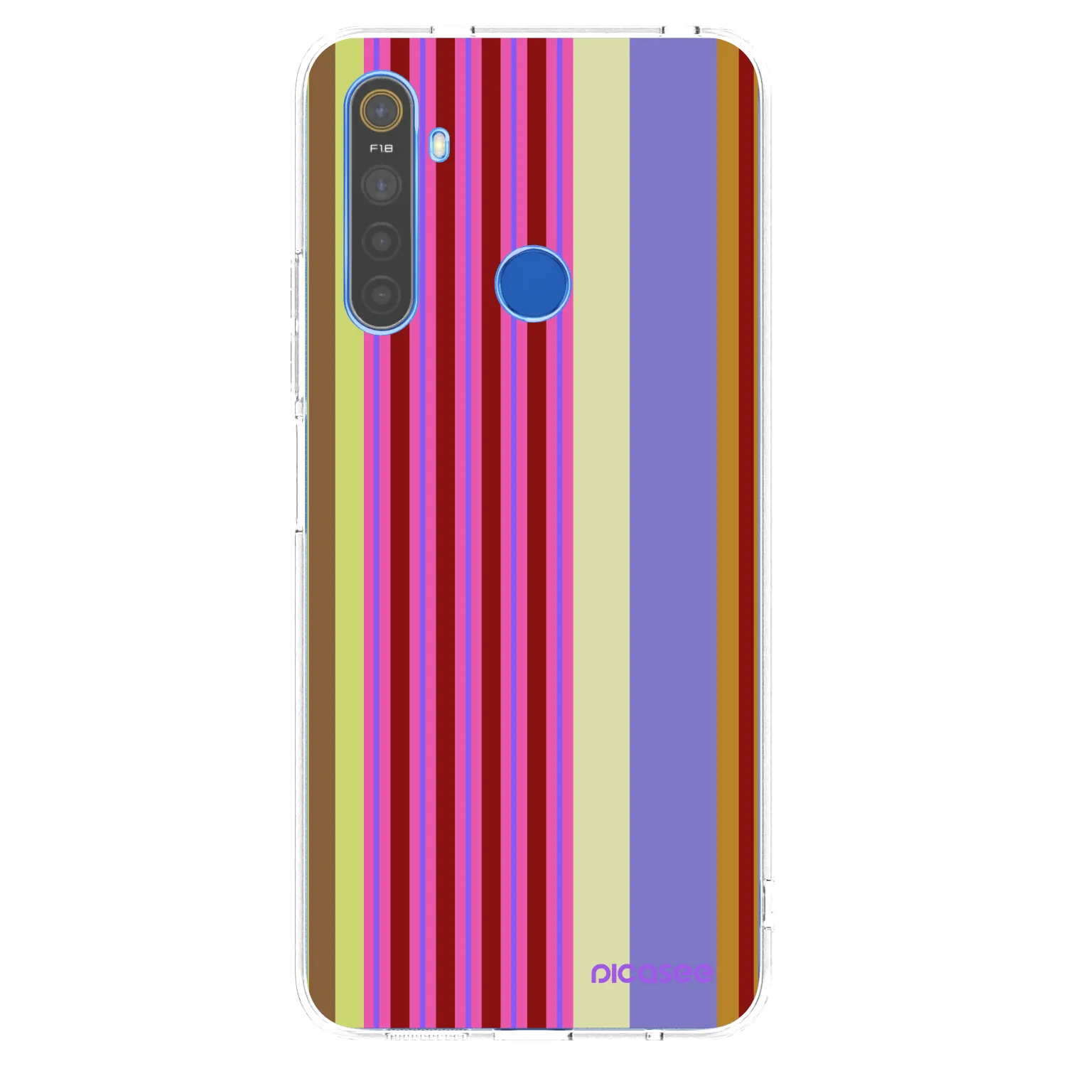 Picasee silikonový průhledný obal pro Realme 5 - Late checkout