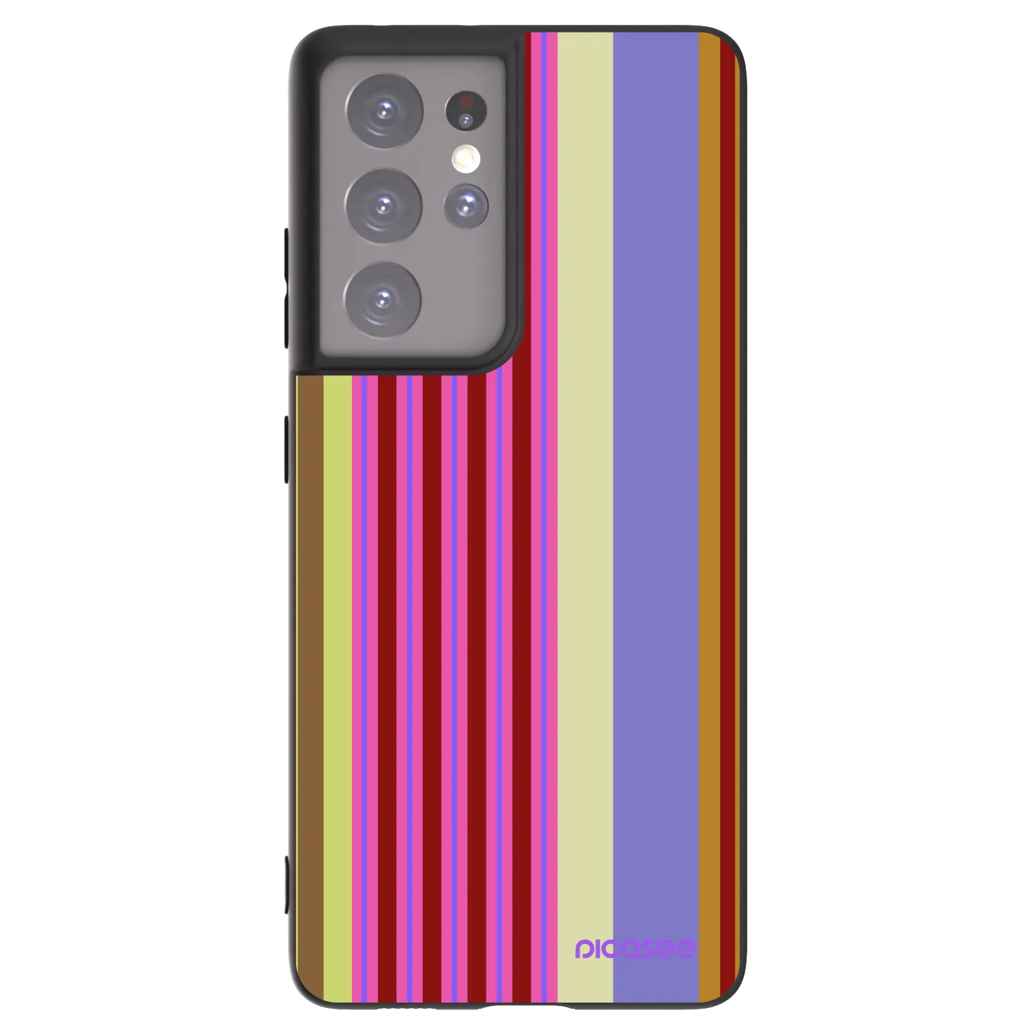 Picasee silikonový černý obal pro Samsung Galaxy S21 Ultra 5G G998B - Late checkout