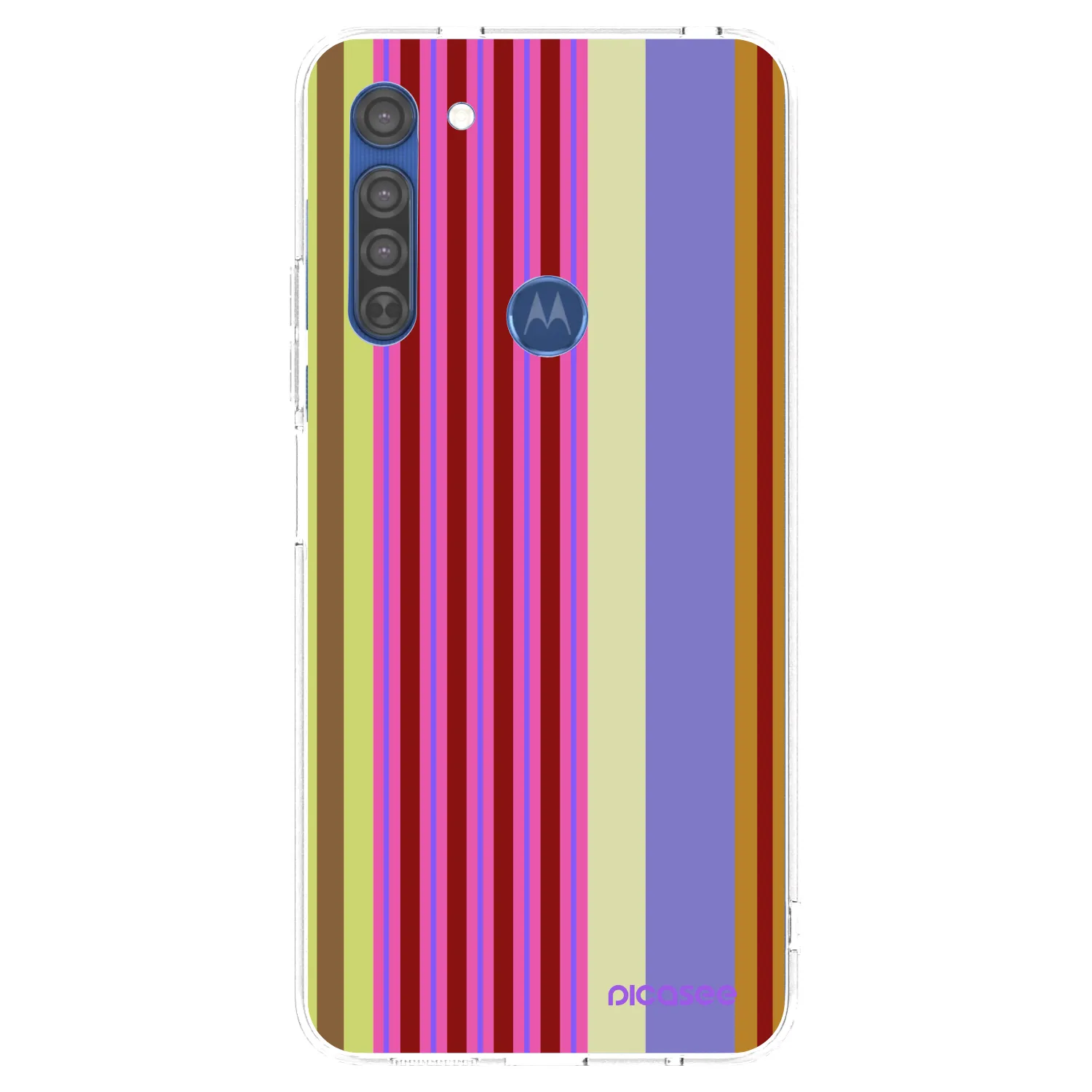 Picasee silikonový průhledný obal pro Motorola Moto G8 - Late checkout