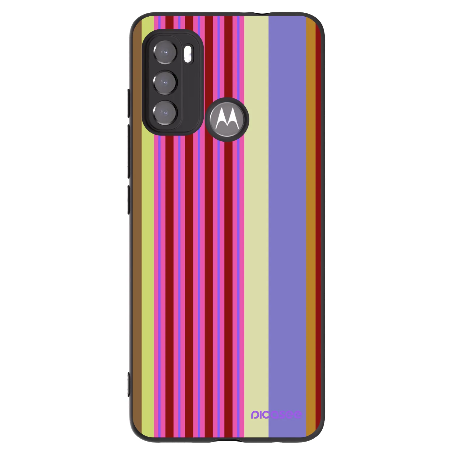 Picasee silikonový černý obal pro Motorola Moto G60 - Late checkout