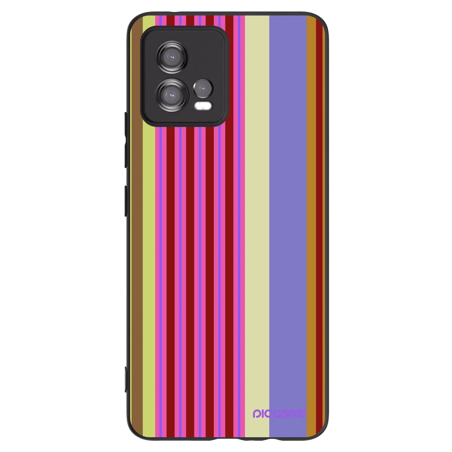 Picasee silikonový černý obal pro Motorola Moto G72 - Late checkout