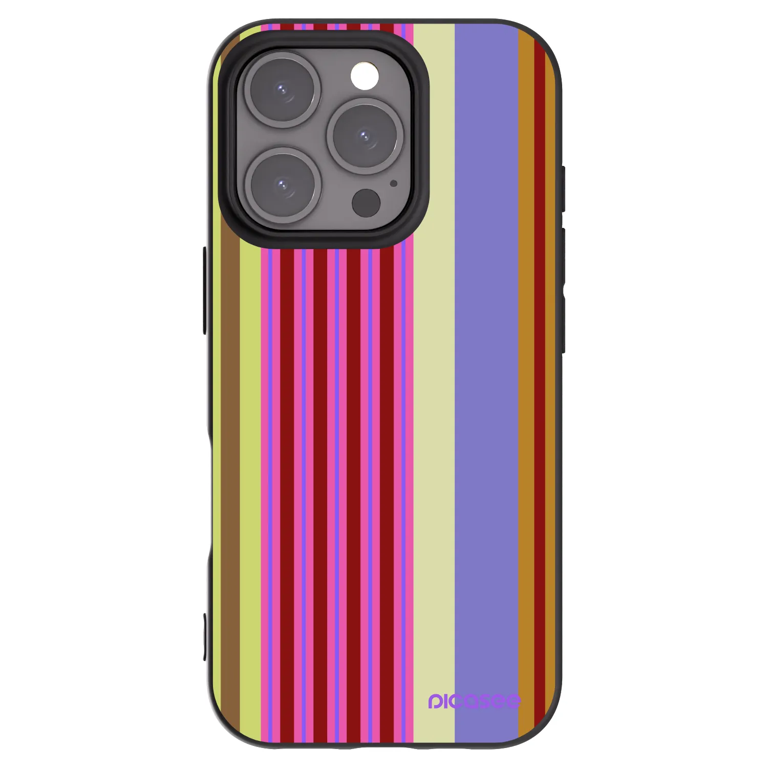 Picasee silikonový černý obal pro Apple iPhone 16 Pro - Late checkout