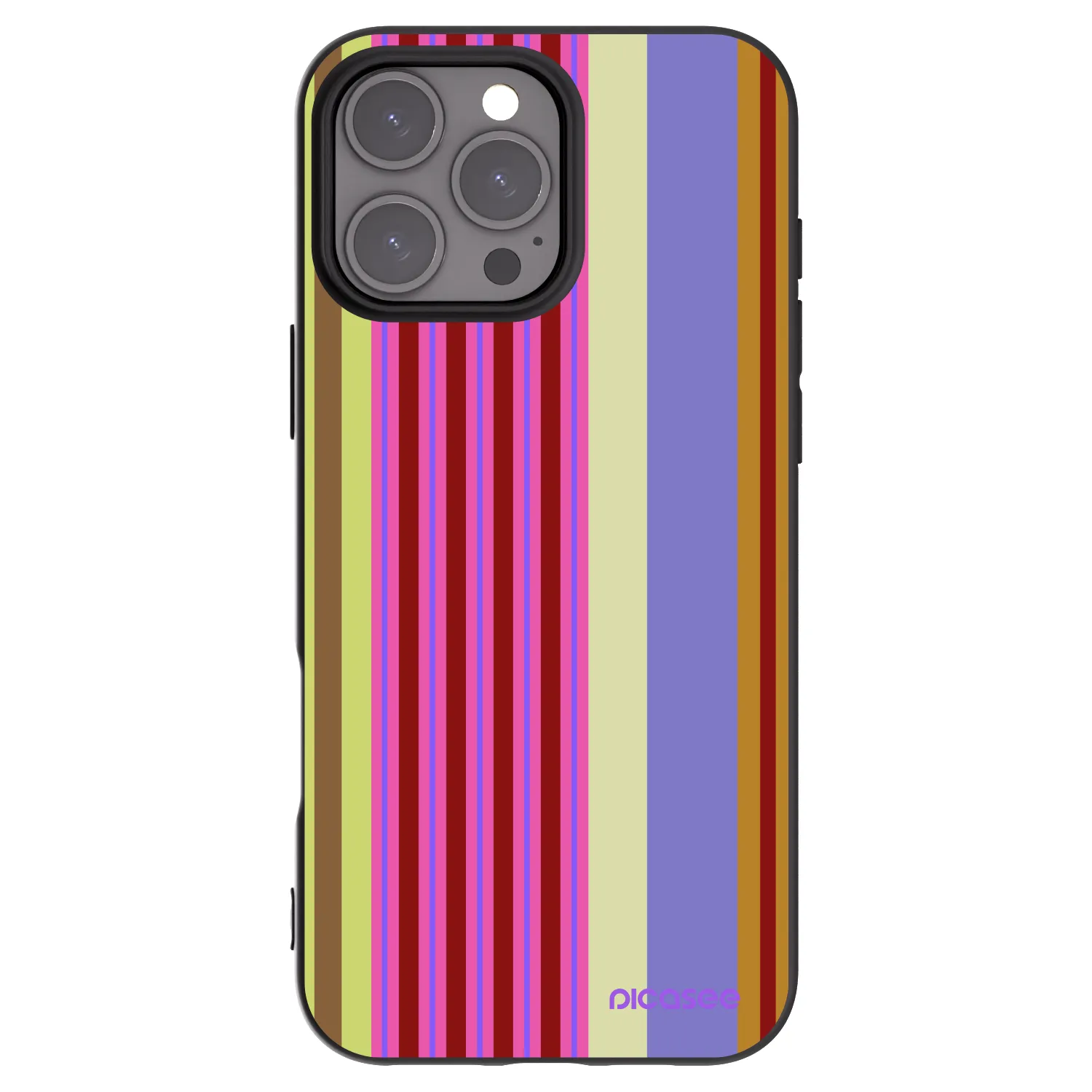 Picasee silikonový černý obal pro Apple iPhone 16 Pro Max - Late checkout