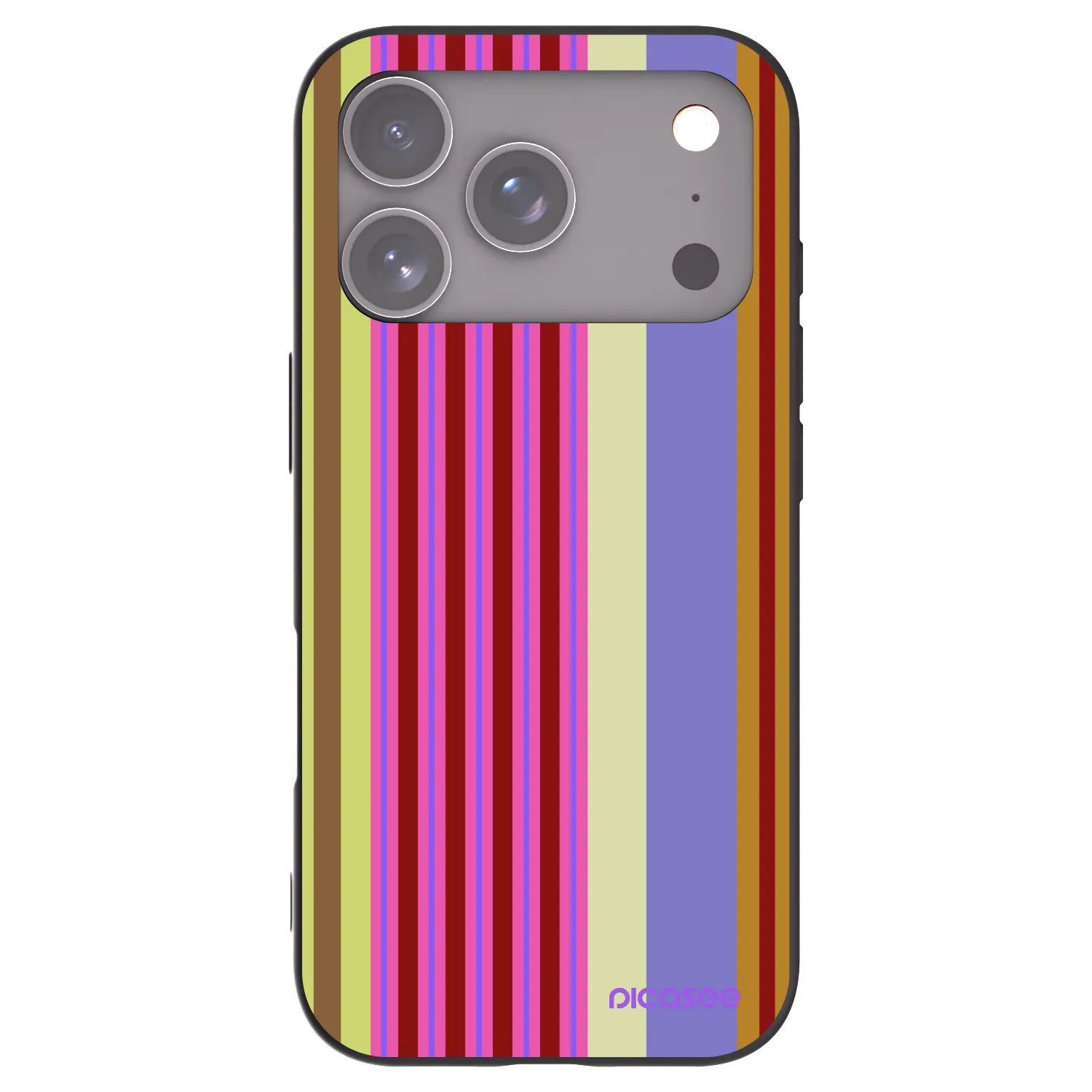 Picasee silikonový černý obal pro Apple iPhone 17 Pro - Late checkout
