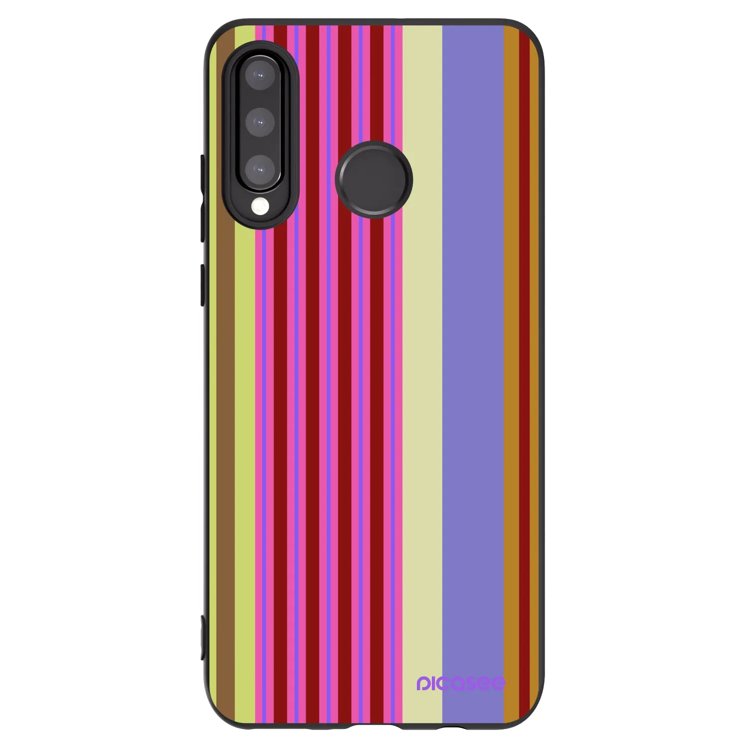 Picasee silikonový černý obal pro Huawei P30 Lite - Late checkout