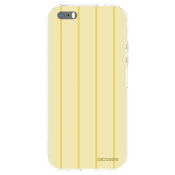 Picasee silikonový průhledný obal pro Apple iPhone 5/5S/SE - Liquid sunshine